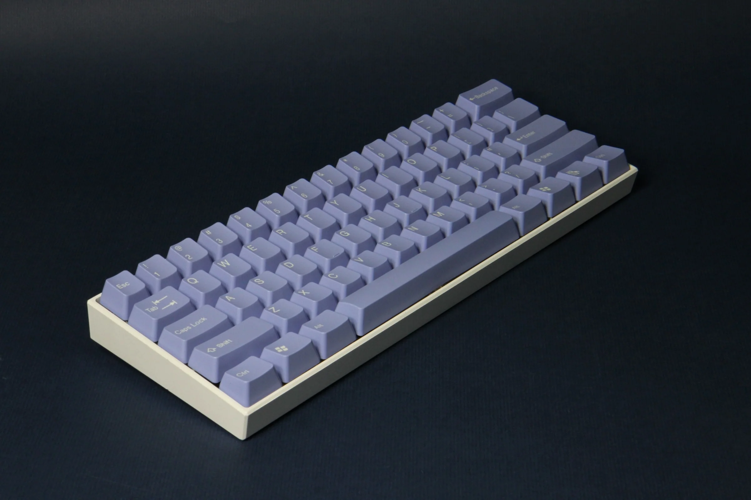 Tai-Hao Purple Wave 129 Key OEM Profile Double Shot ABS Keycap Set