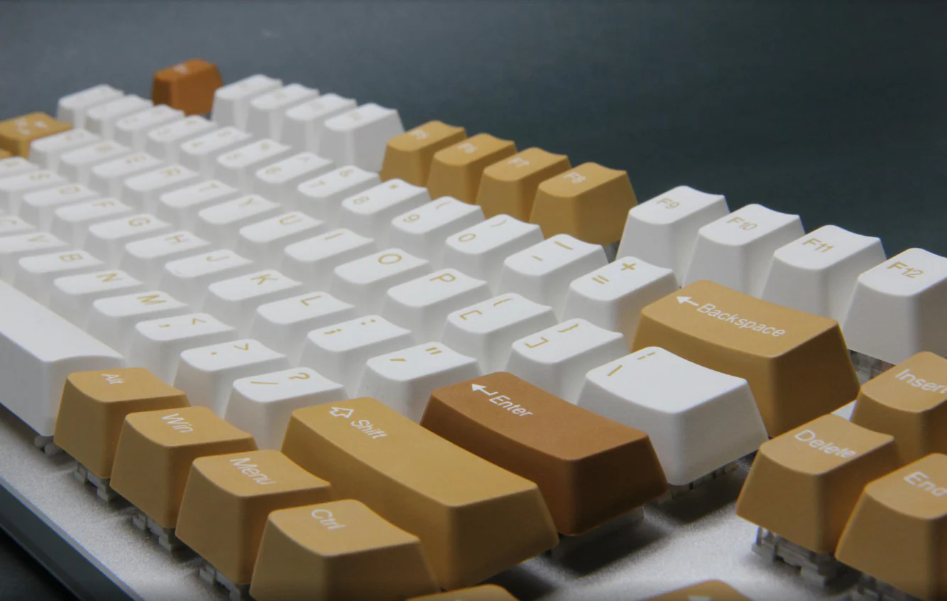 Tai-Hao Vintage Camel 129 Key OEM Profile Double Shot ABS Keycap Set - Image 4