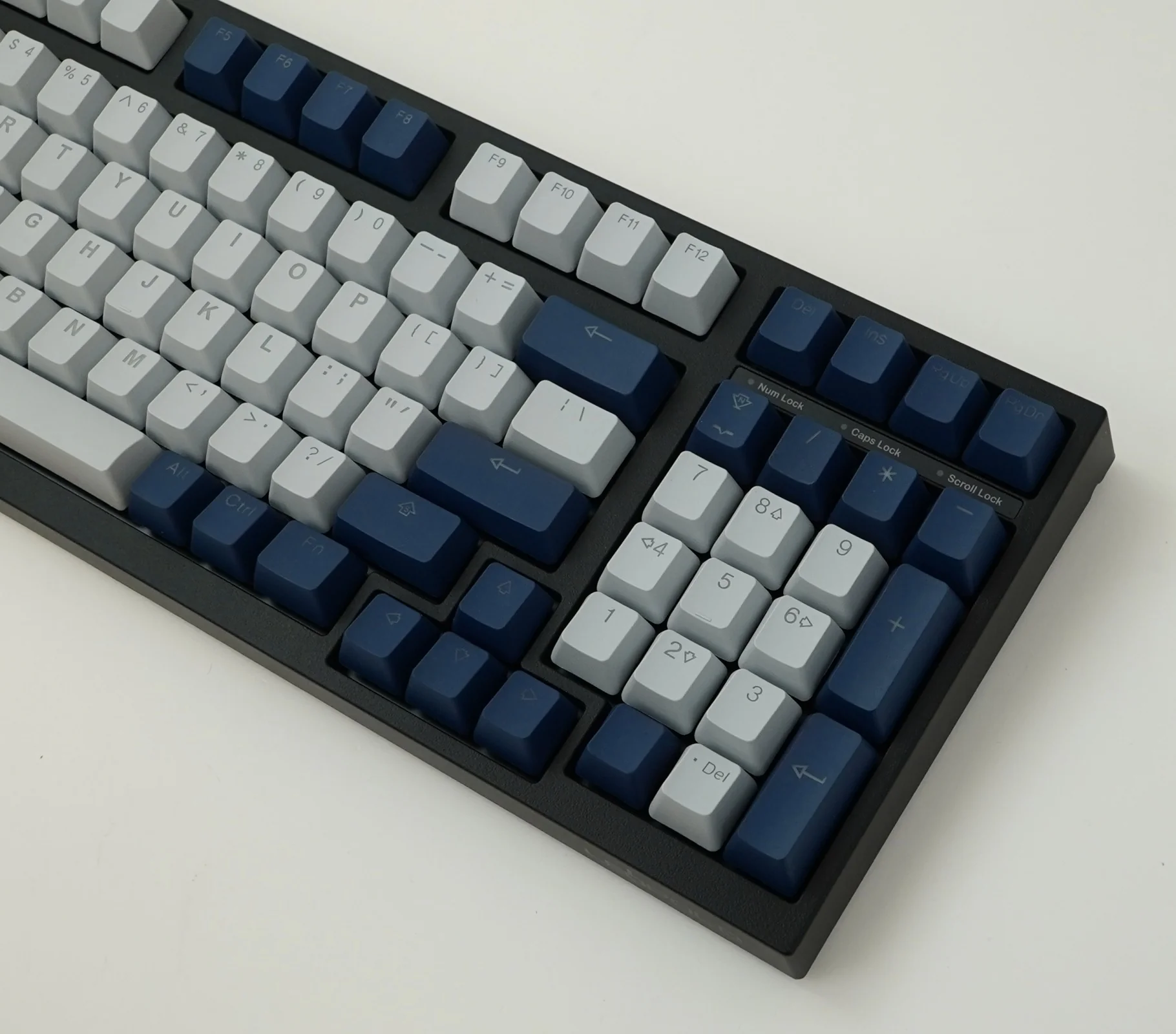 Tai-Hao Cool Grey / Navy Backlit 132 Key OEM Profile Double Shot PBT Keycap Set - Image 3