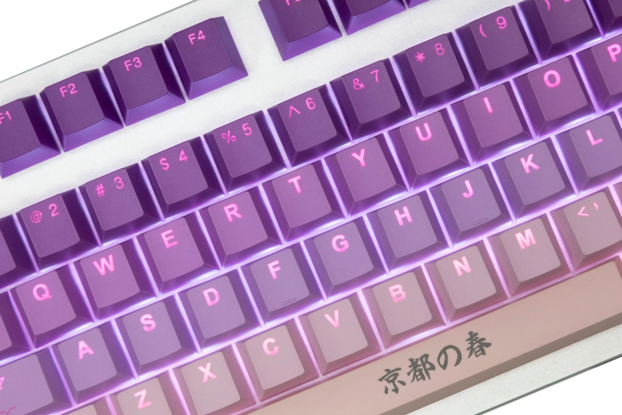 Tai-Hao Spring in Kyoto 143 Key Cubic Profile Double Shot PBT Backlit Keycap Set - Image 3