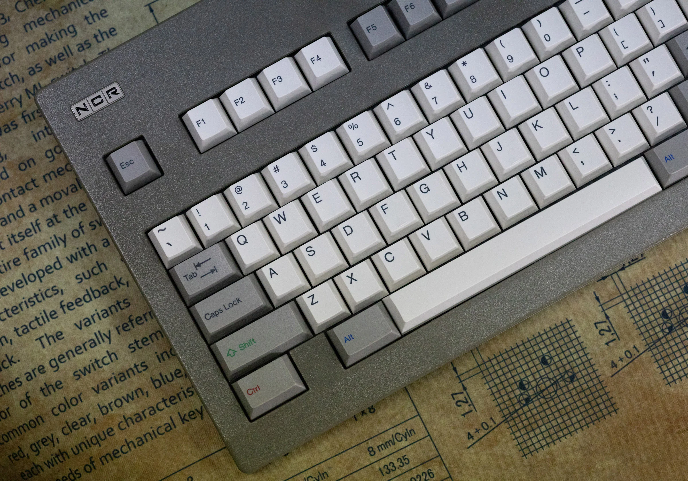 Tai-Hao Classic Vintage 152 Key Cubic Double Shot ABS Keycap Set - Image 3