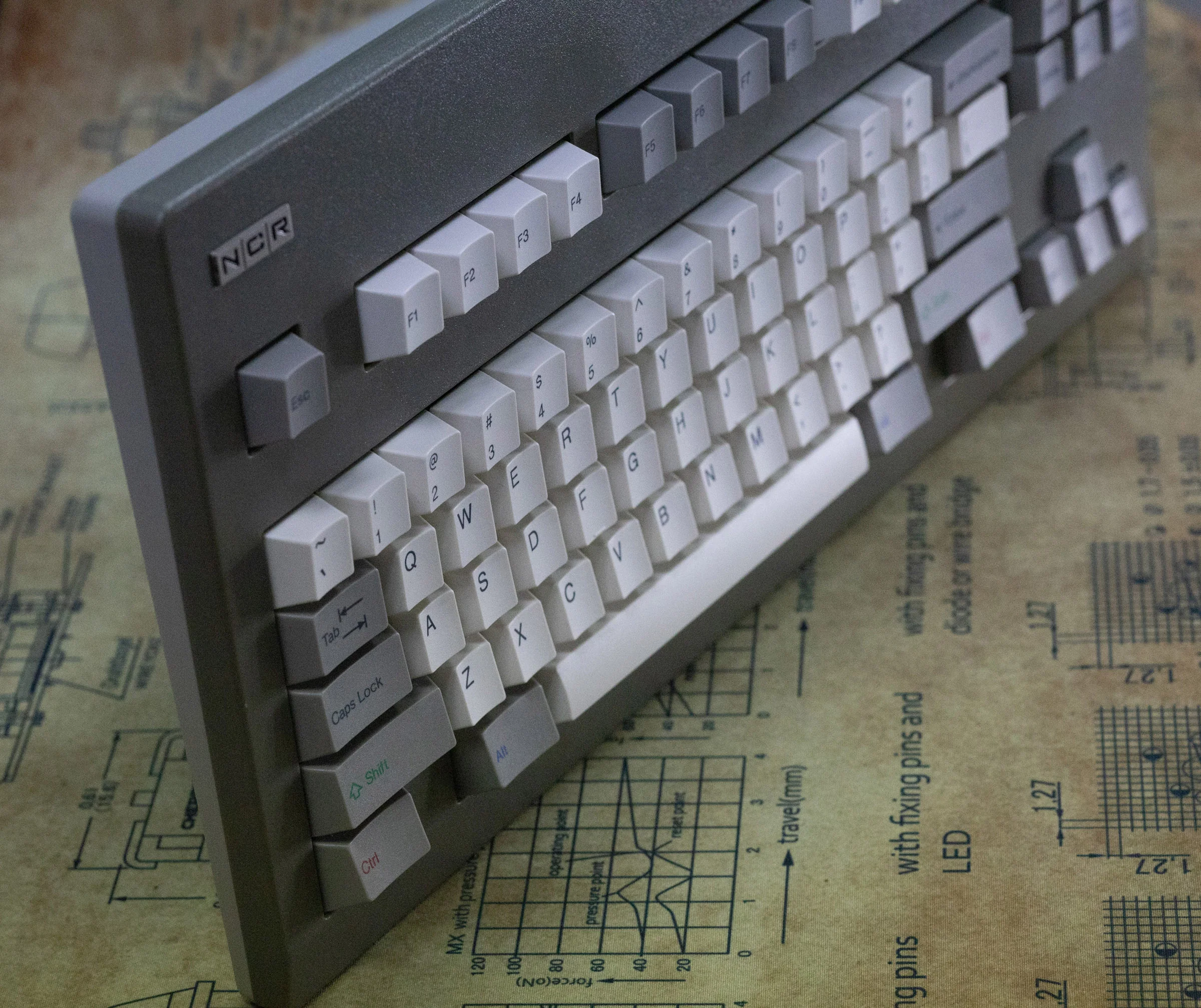 Tai-Hao Classic Vintage 152 Key Cubic Double Shot ABS Keycap Set - Image 4