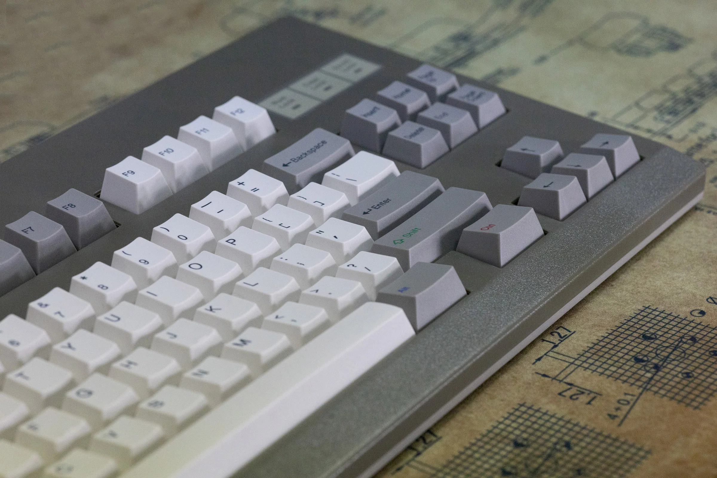 Tai-Hao Classic Vintage 152 Key Cubic Double Shot ABS Keycap Set - Image 6