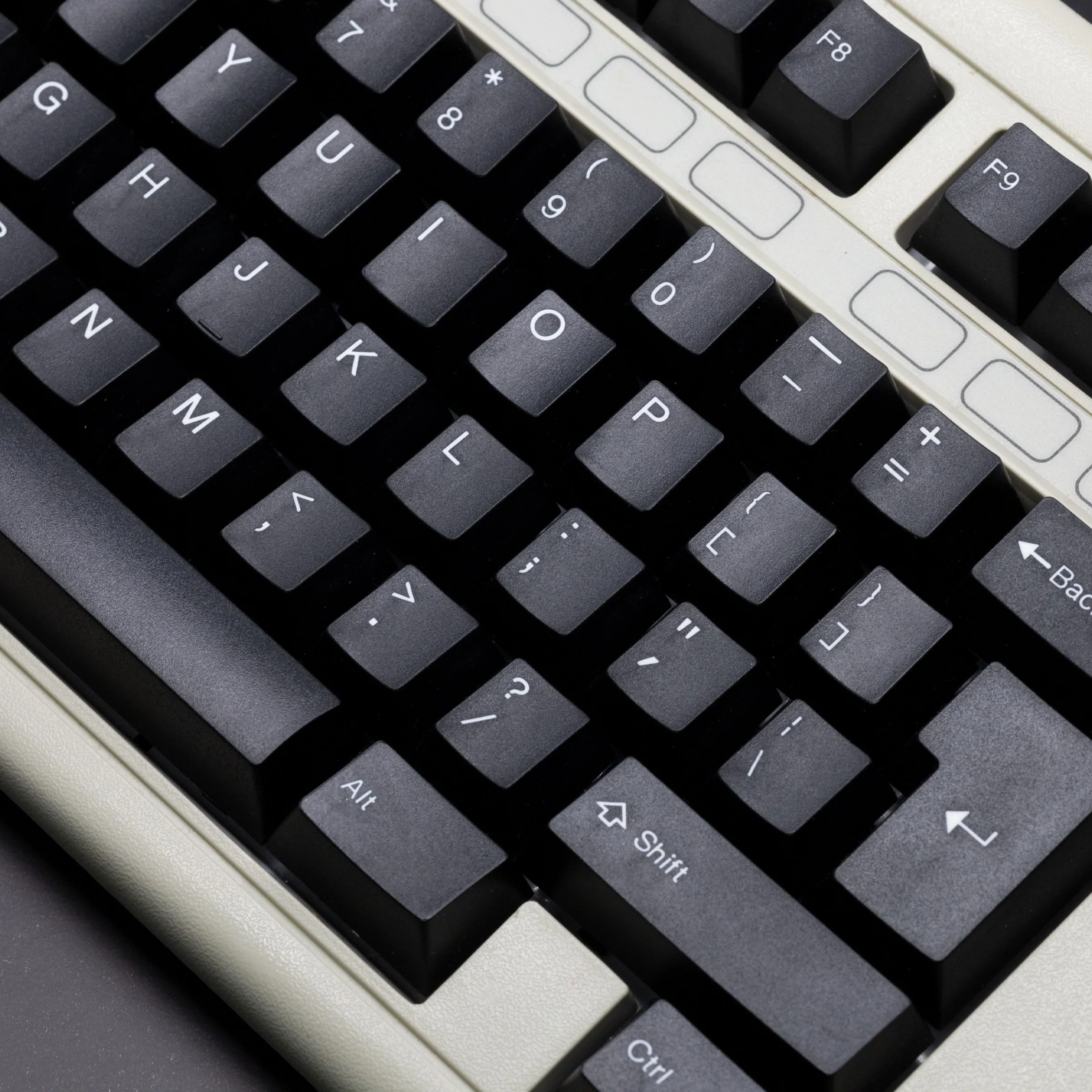 Tai-Hao Black 138 Key Cubic Profile Double Shot ABS ALPS Keycap Set - Image 4