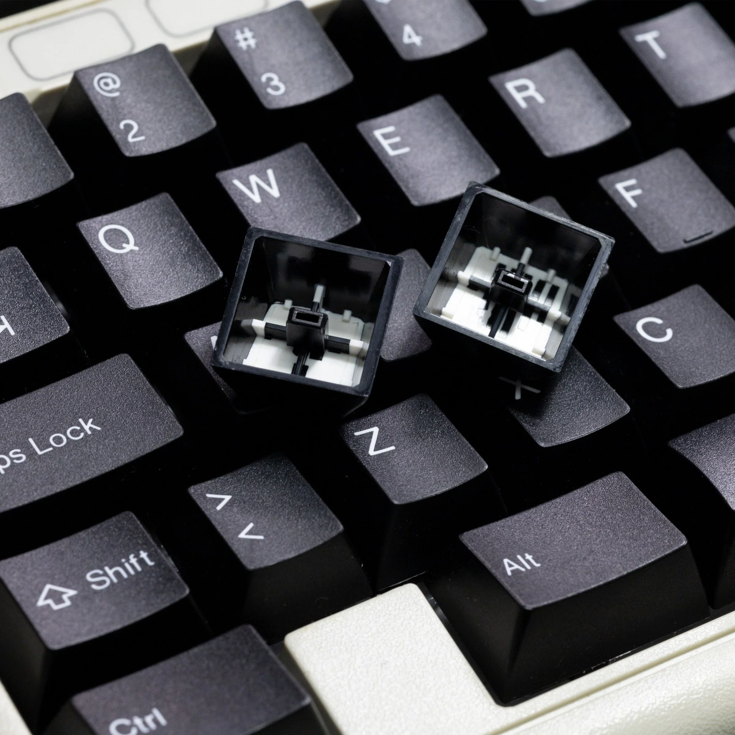 Tai-Hao Black 138 Key Cubic Profile Double Shot ABS ALPS Keycap Set - Image 5