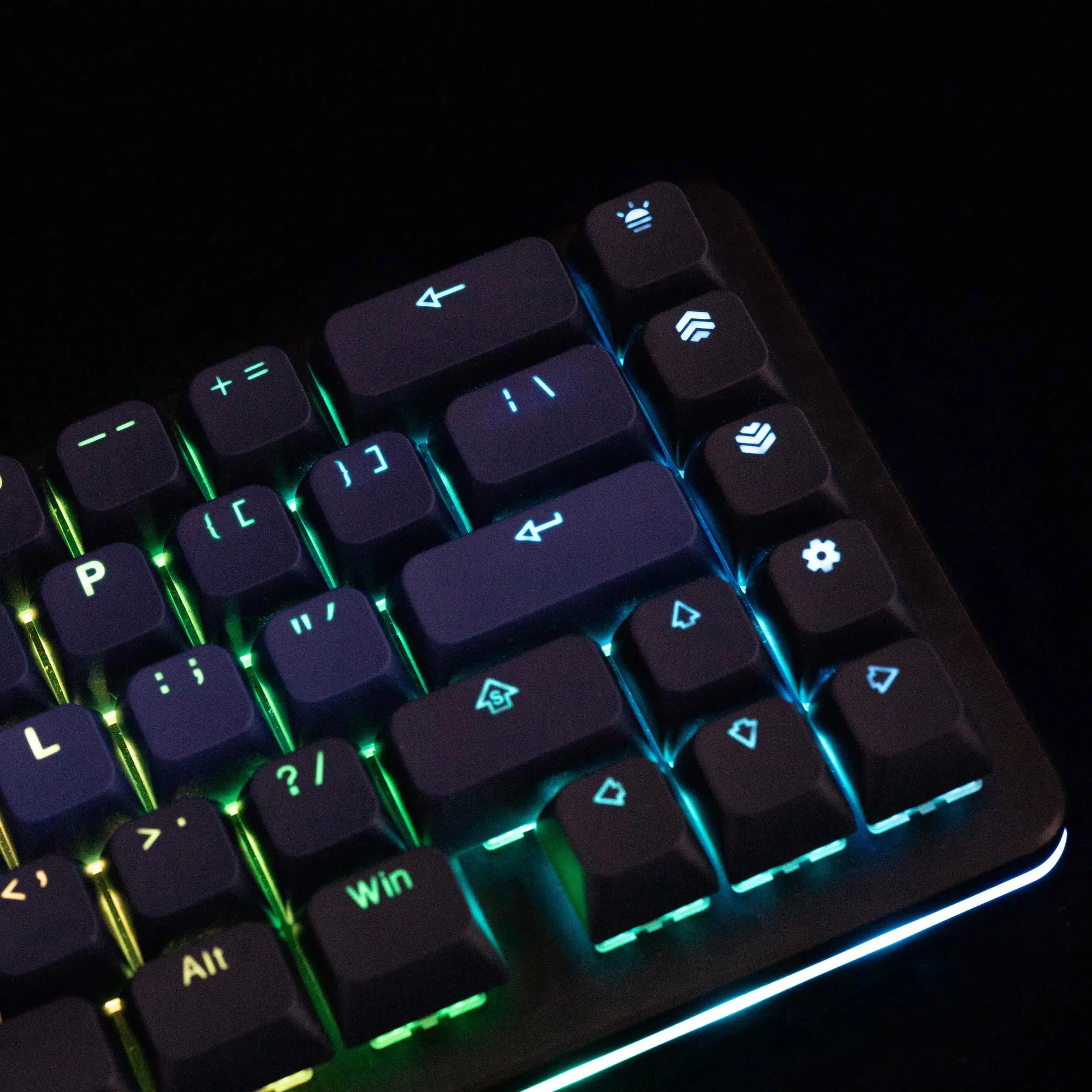 Tai-Hao Deep Galaxy Backlit 149 Key BOBO Profile Double Shot PBT Keycap Set - Image 4