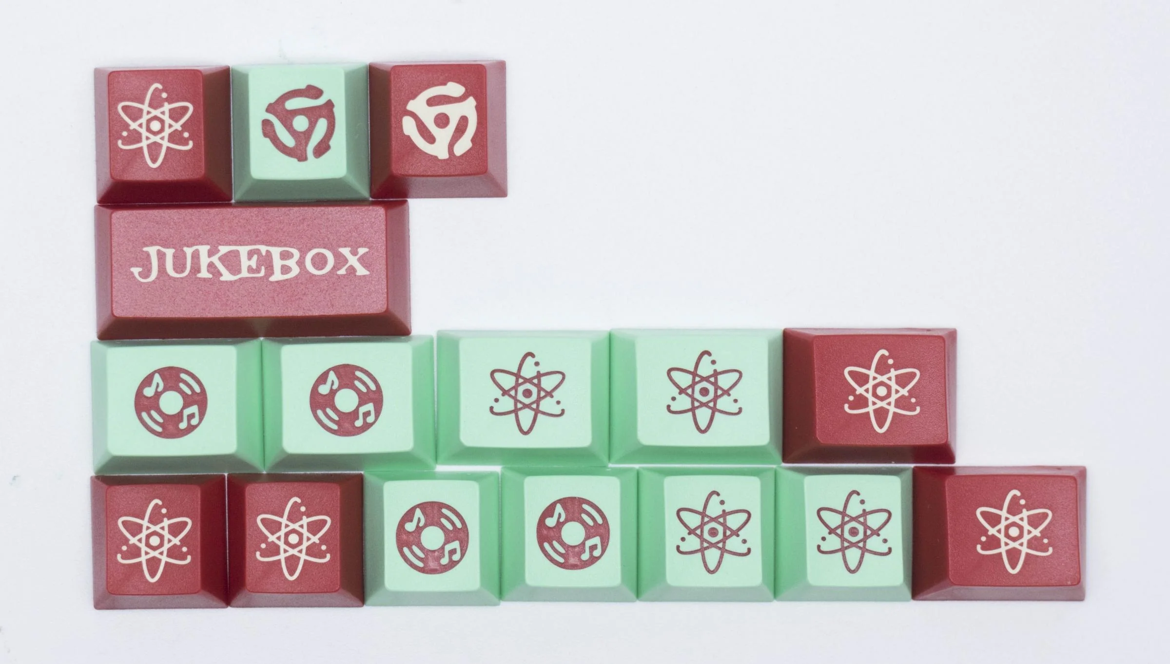 Tai-Hao Jukebox Cubic Profile Double Shot ABS Keycaps - Image 3