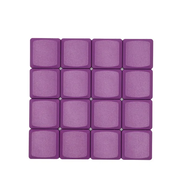 Tai-Hao Purple THT Blank 18 Key ABS Low Profile Keycap Set