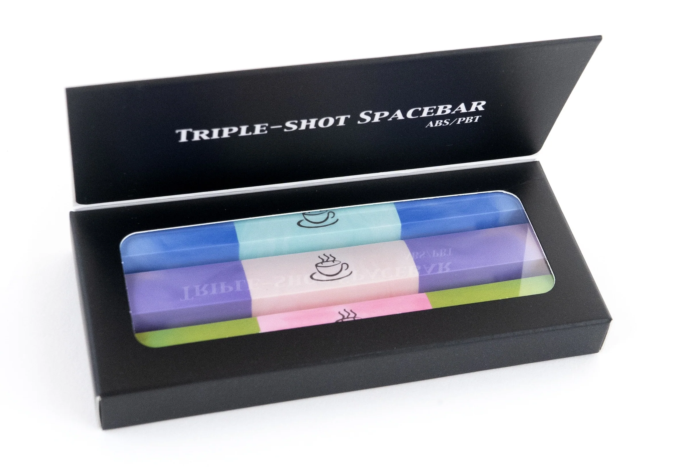 Tai-Hao Three Pack Random Color OEM Profile Triple Shot ABS / PBT Spacebars - Image 2