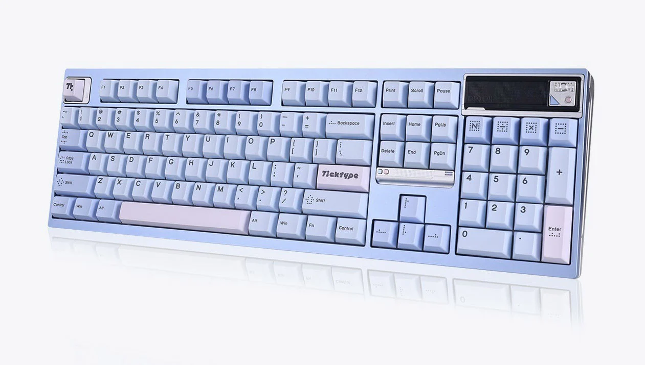 Ticktype DP104 8K Aluminum Wireless RGB Keyboard - Image 29