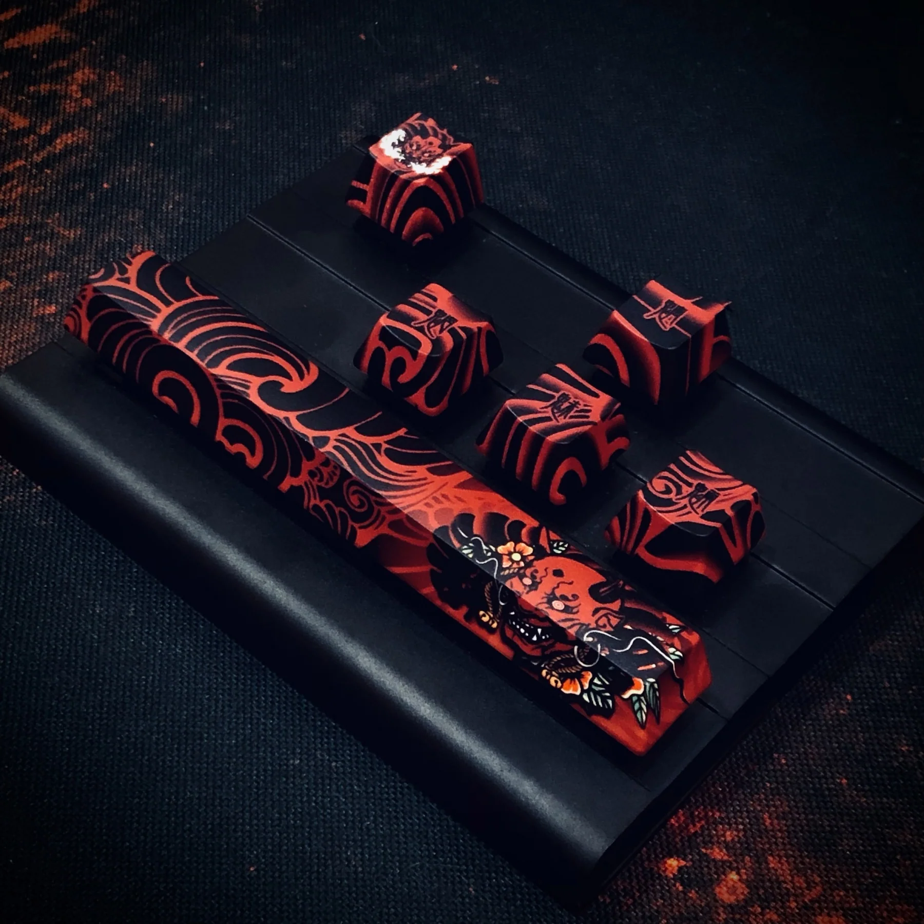 Traitors Chimimoryo 6 Key OEM Profile Dye Sub PBT Keycap Set
