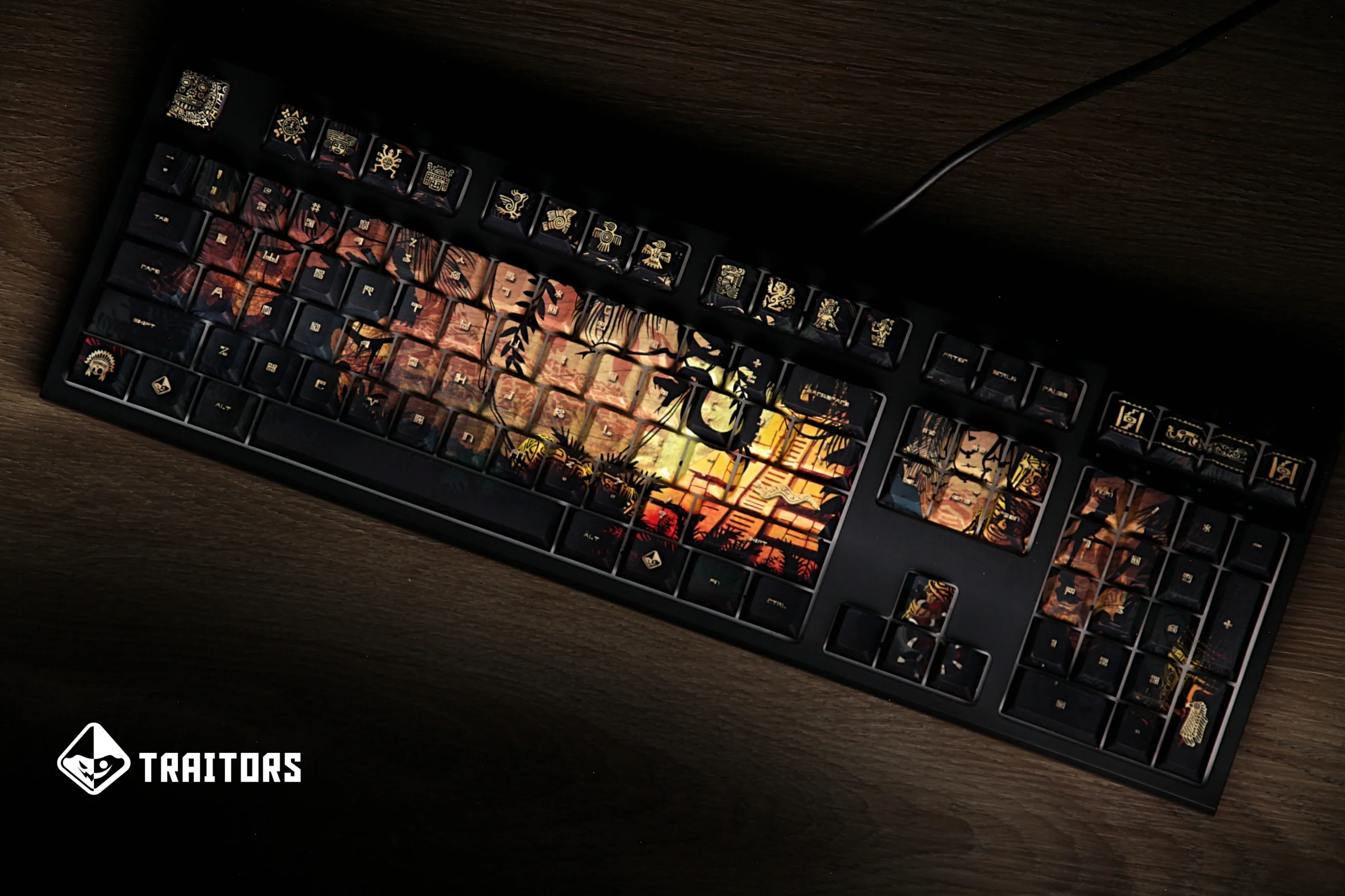 Traitors El Dorado 108 Key Cherry Profile Dye Sub PBT Keycap Set - Image 2