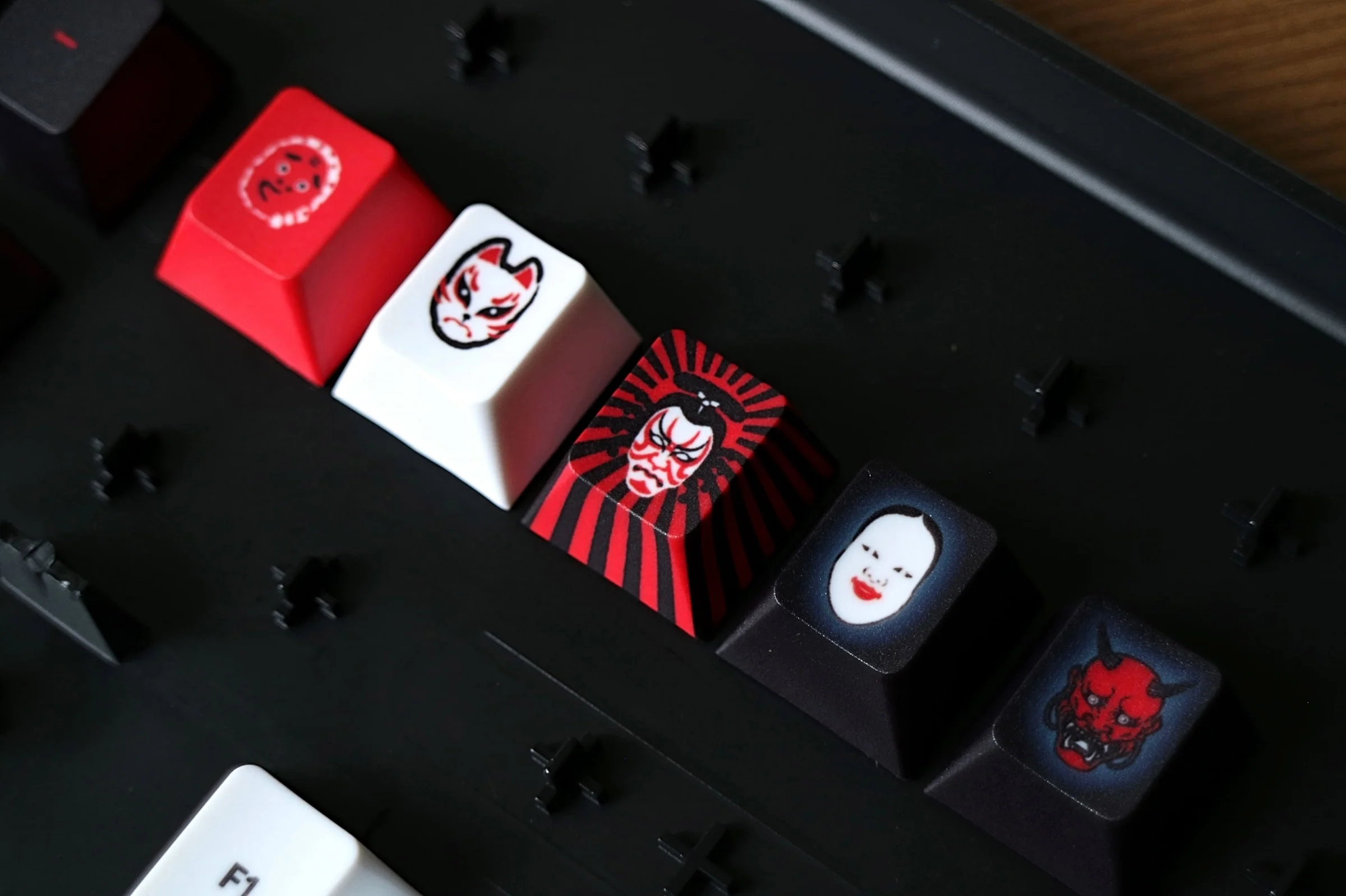 Traitors Kabuki 108 Key Cherry Profile Reverse Dye Sub PBT Keycap Set - Image 4