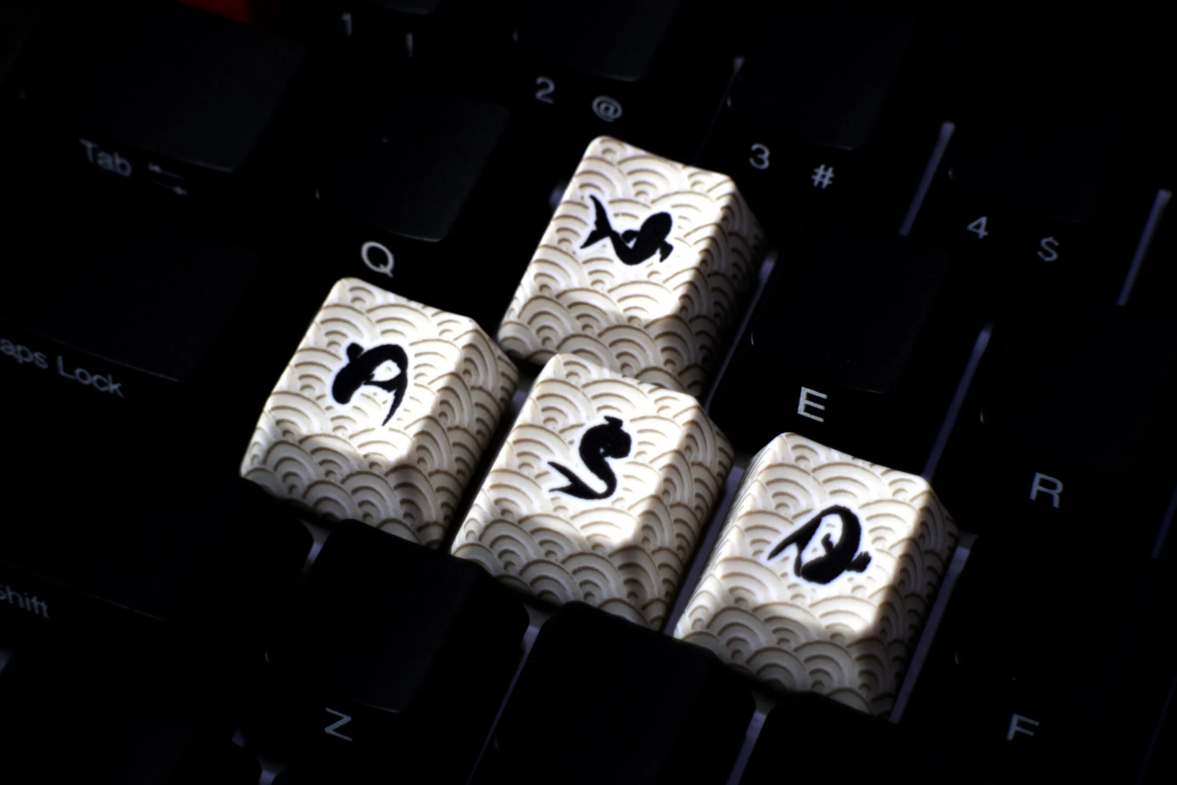 Traitors Sakasama Bright 6 Key OEM Profile Dye Sub Keycap Set - Image 4