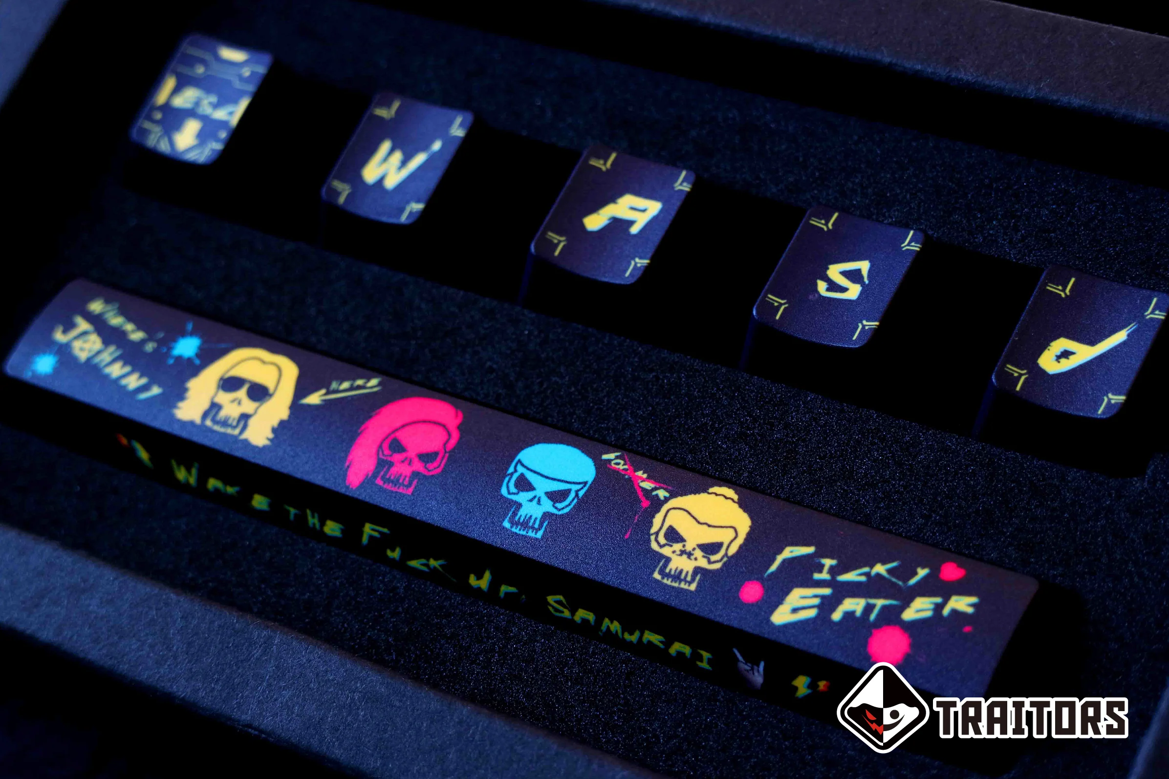 Traitors Where's Johnny 6 Key OEM Profile Dye Sub PBT Keycap Set - Image 3