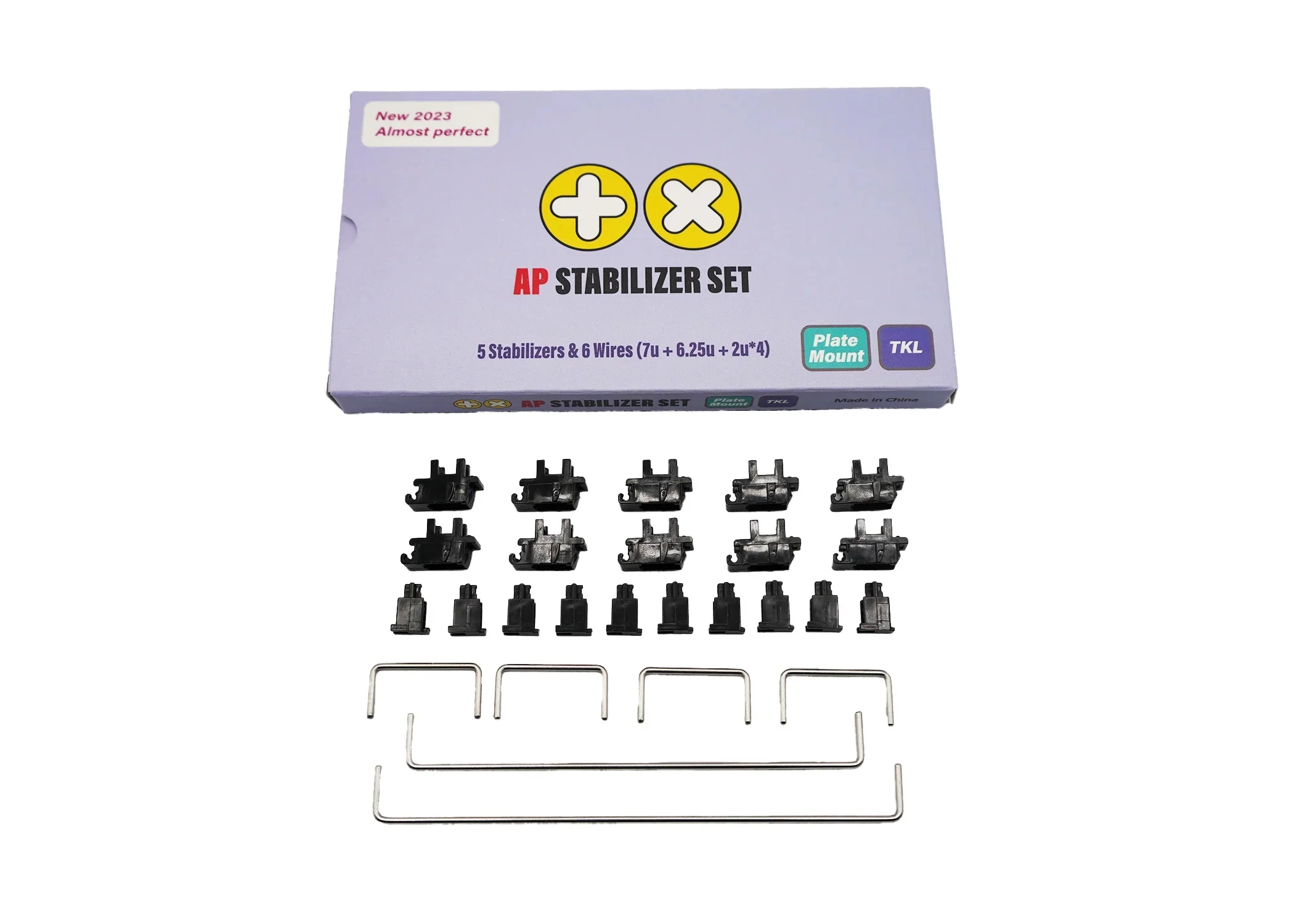 TX AP Stabilizers Rev 4 Plate Mount Clip-In TKL Kit