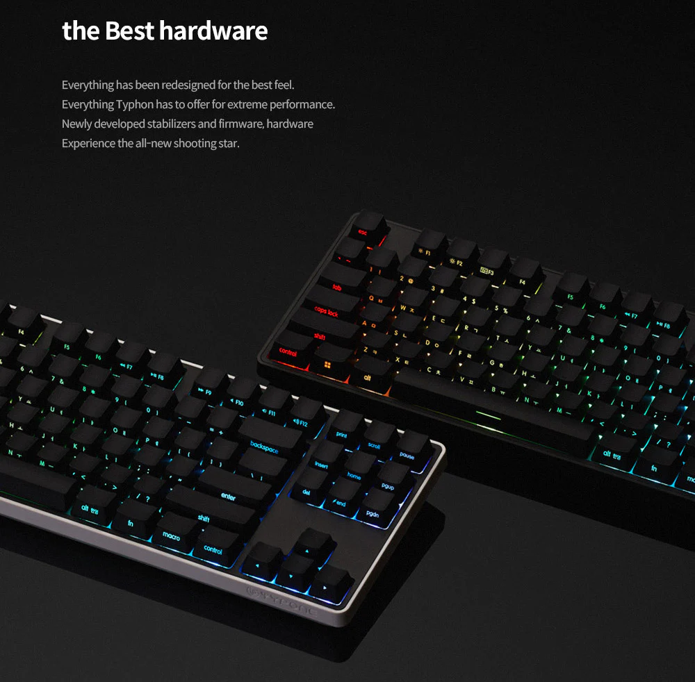 Typone Mars Pro Shooting Star RGB LED TKL Mechanical Keyboard - Image 5