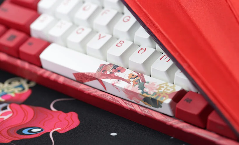 Varmilo MA108M Koi White LED Dye Sub PBT Mechanical Keyboard - Image 3