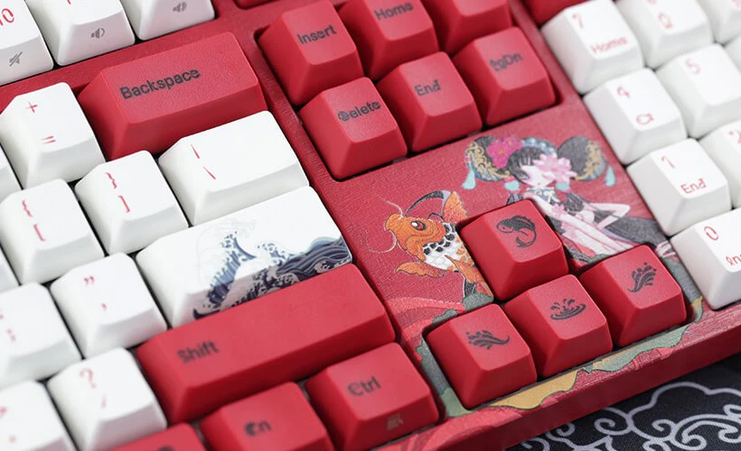 Varmilo MA108M Koi White LED Dye Sub PBT Mechanical Keyboard - Image 4