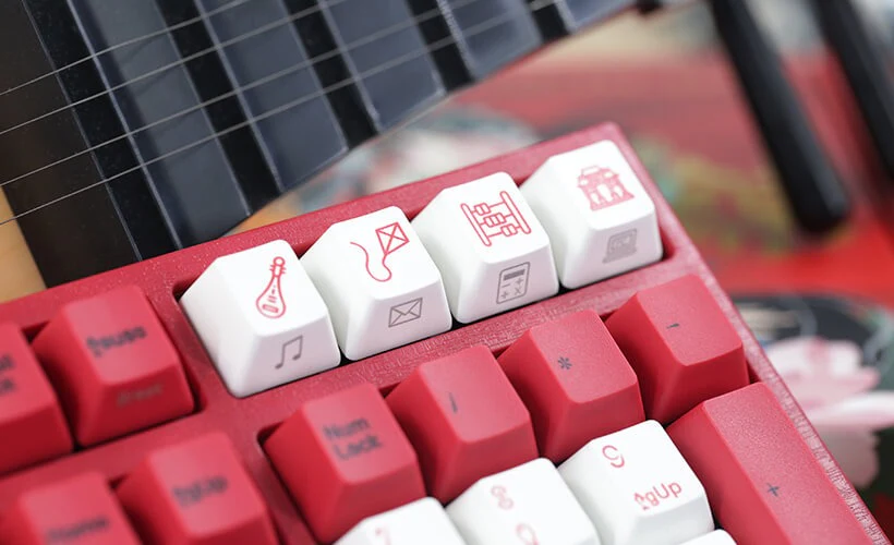 Varmilo MA108M Koi White LED Dye Sub PBT Mechanical Keyboard - Image 5