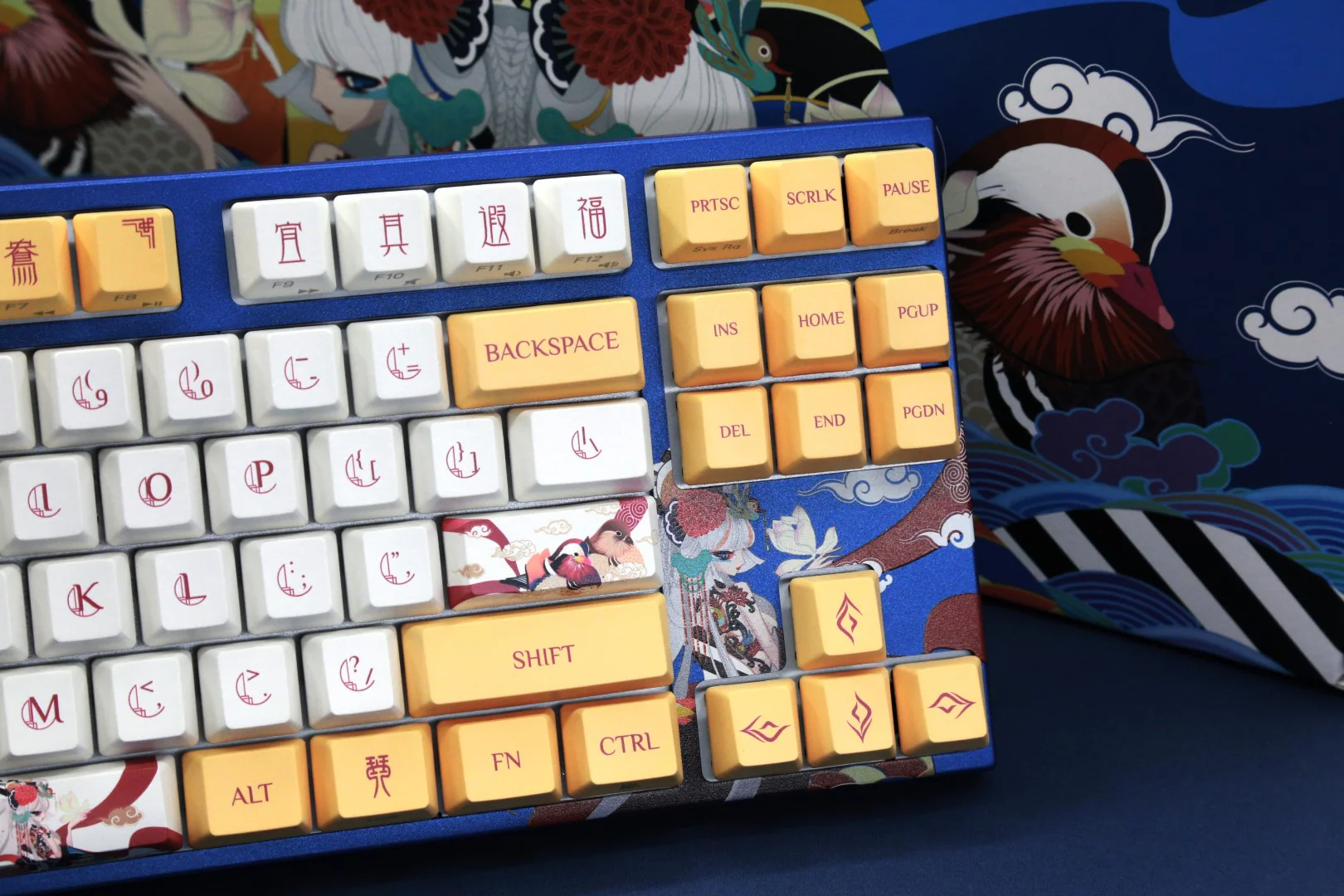 Varmilo MA87M Love Birds You White LED TKL Dye Sub PBT Mechanical Keyboard - Image 8