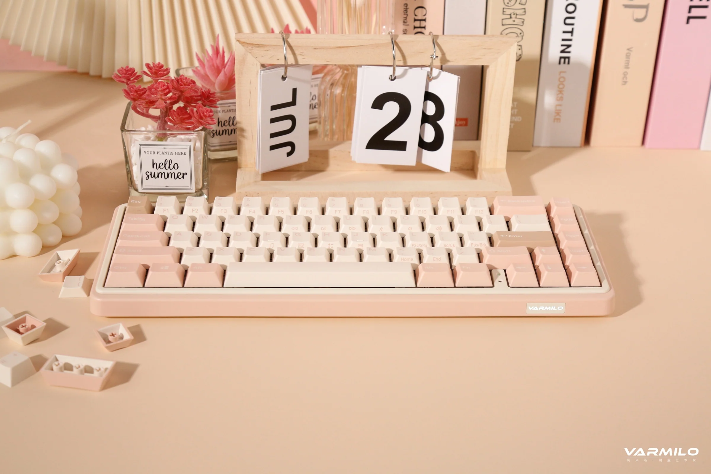 Varmilo Minilo VXB67 Mendozae 65% Bluetooth White LED EC Mechanical Keyboard - Image 2