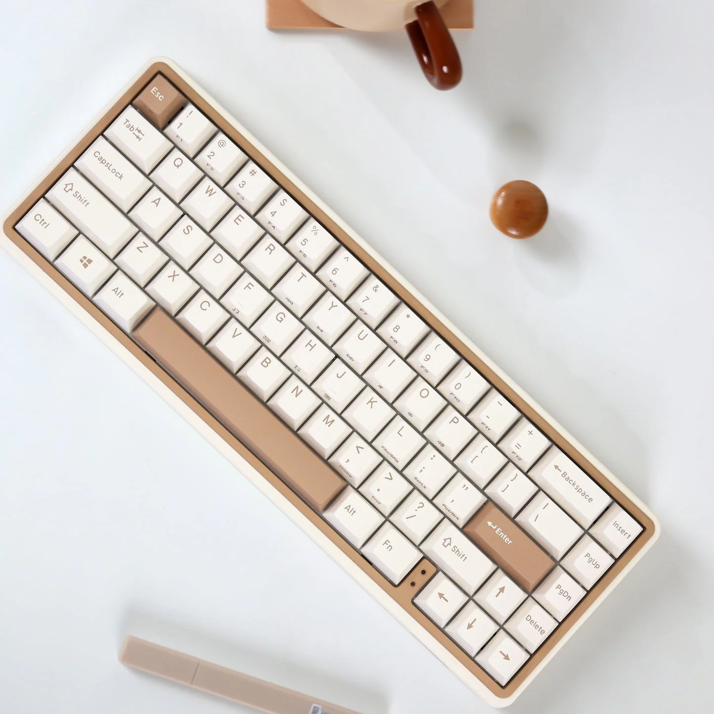 Varmilo Minilo VXT67 Latte 65% Wireless Hotswap RGB Keyboard - Image 4
