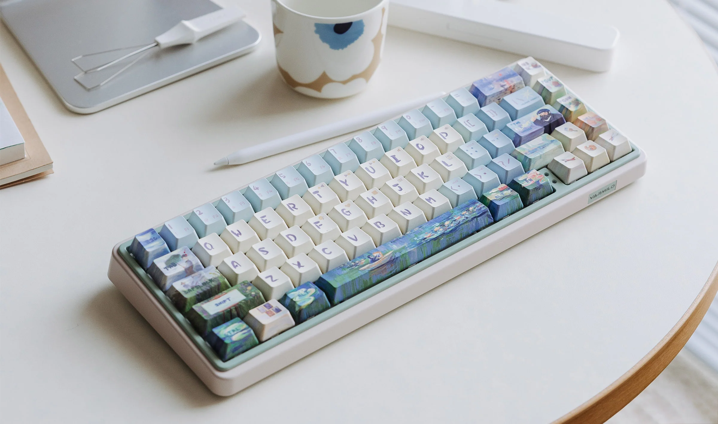 Varmilo Monet 67 Key Dye Sub PBT Keycap Set - Image 3