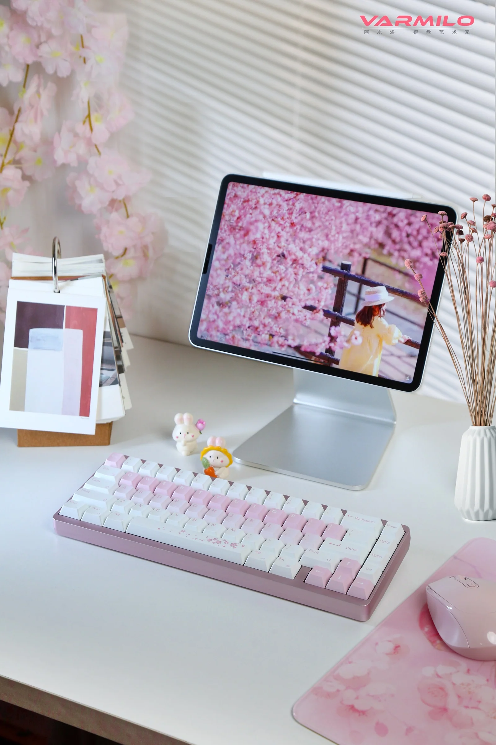 Varmilo Muse65 HE Sakura 8K Aluminum 65% RGB Keyboard - Image 10