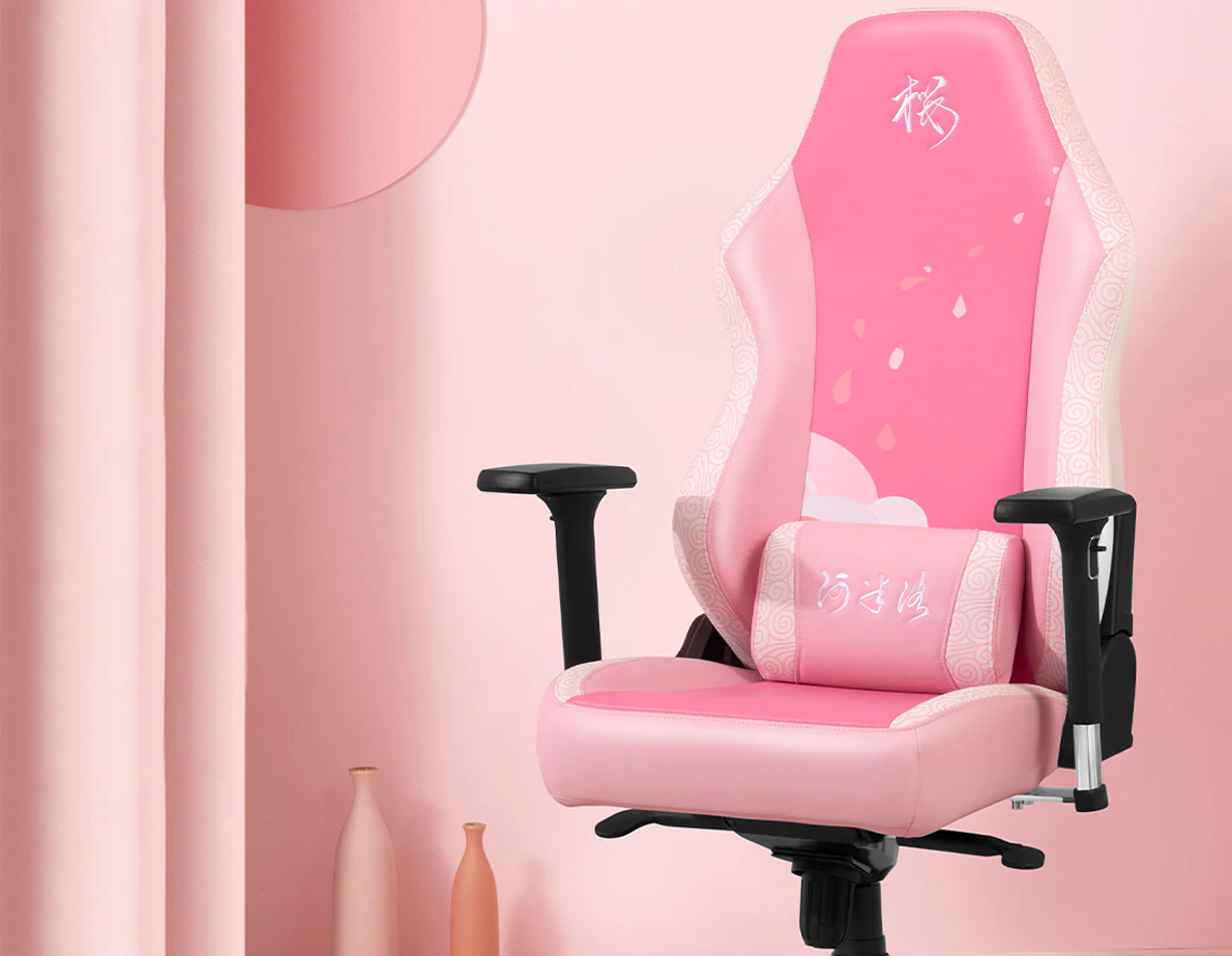 Varmilo Sakura Racing Chair Gaming Style Adjustable - Image 2