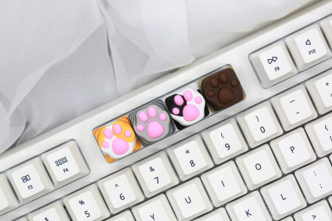 Varmilo Siamese Kitty Paw ABS / Silicon Keycap - Image 7
