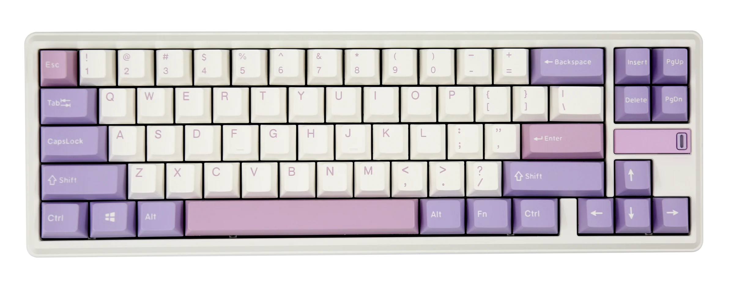 Varmilo Sword68 Lilac Aluminum 65% Hotswap Wireless RGB Mechanical Keyboard