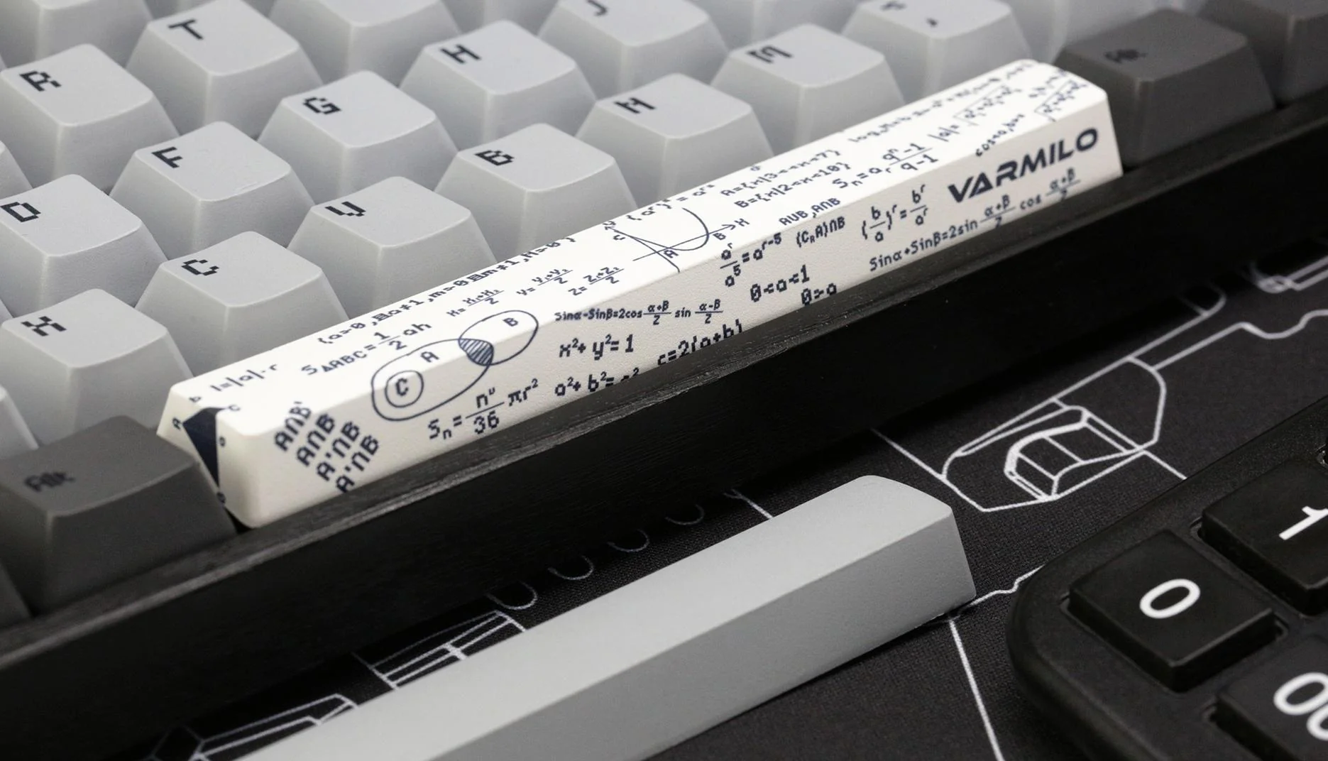 Varmilo VA104C Calculator White LED Dye Sub PBT Mechanical Keyboard - Image 5