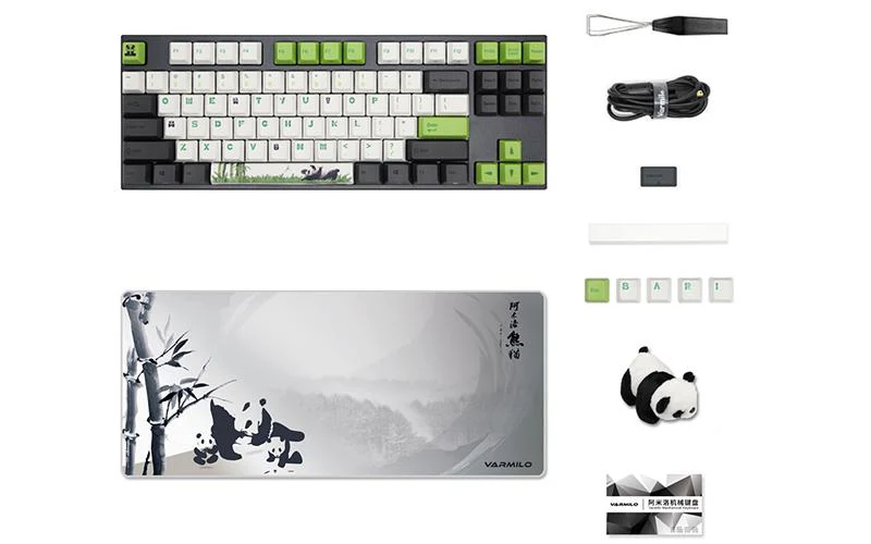 Varmilo VA87M Panda White LED TKL Dye Sub PBT Mechanical Keyboard - Image 5