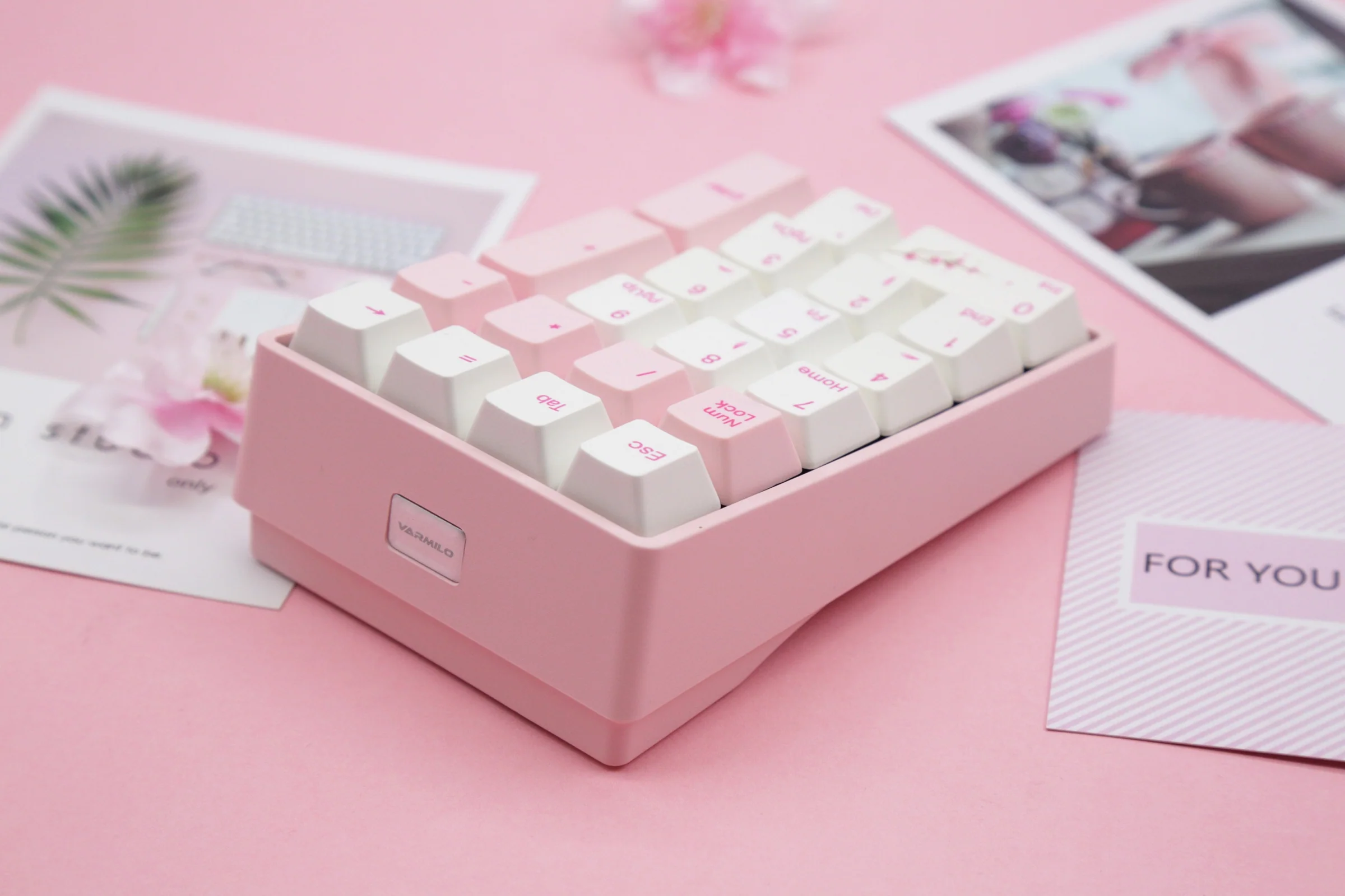 Varmilo VB21M Sakura Round 1 Numpad Bluetooth Mechanical Keyboard - Image 3