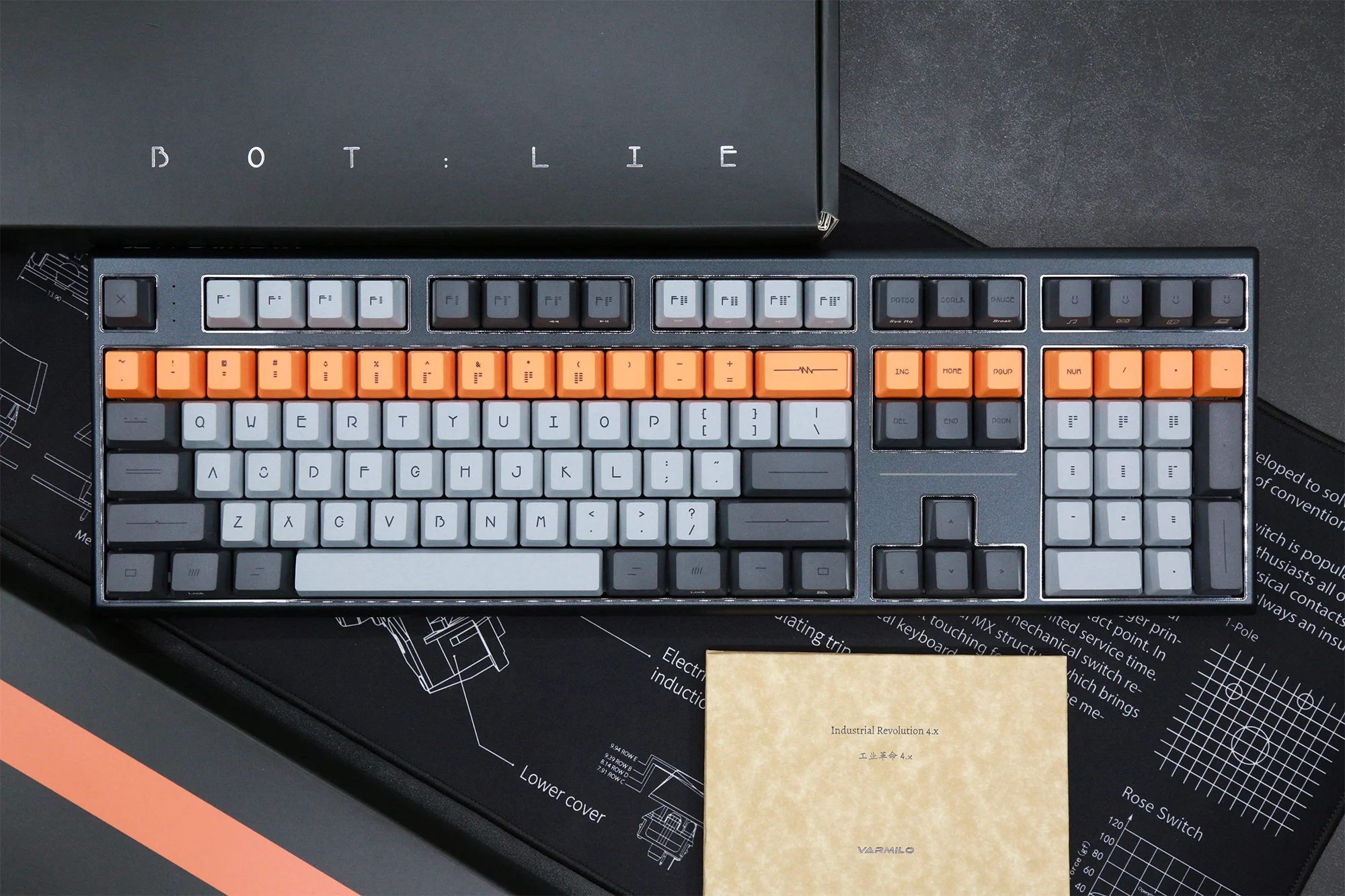 Varmilo Lure Series Lie Triple Mode Bluetooth + Wireless 2.4 GHz Mechanical Keyboard - Image 2