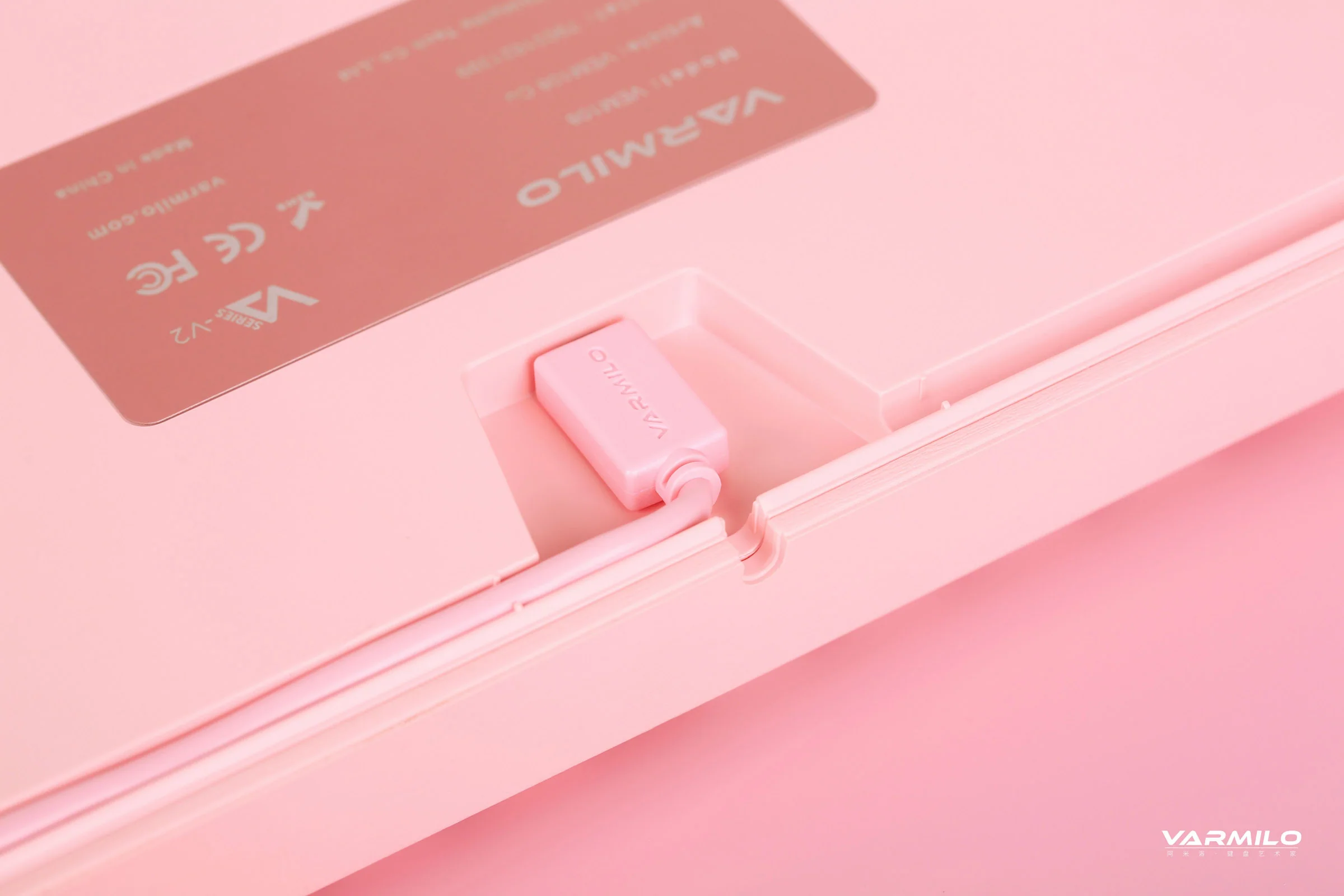 Varmilo VA Series V2 Sakura R1 Pink LED Mechanical Keyboard - Image 3