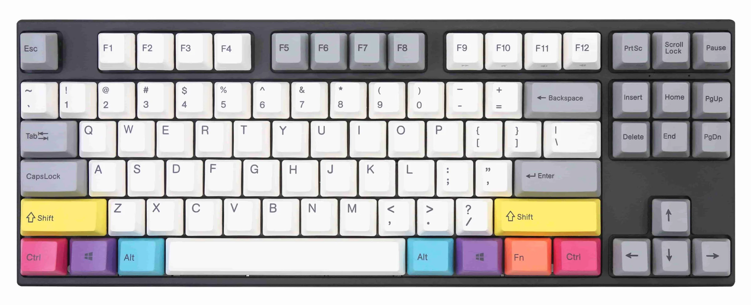 Varmilo VA Series V2 CMYK White LED TKL Mechanical Keyboard