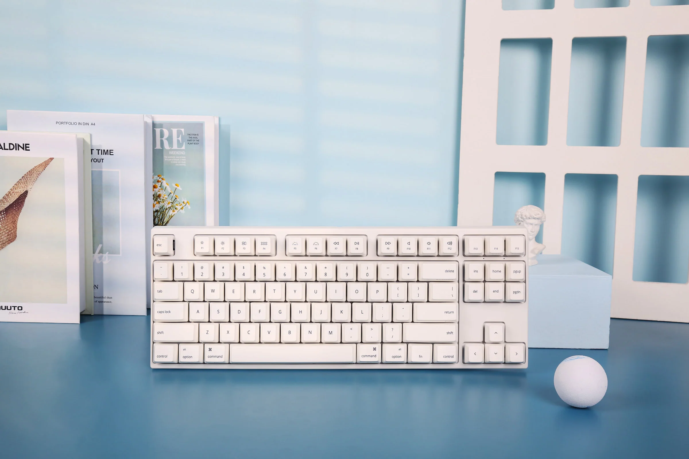 Varmilo VA Series V2 Mac White LED TKL Dye Sub PBT Mechanical Keyboard - Image 3
