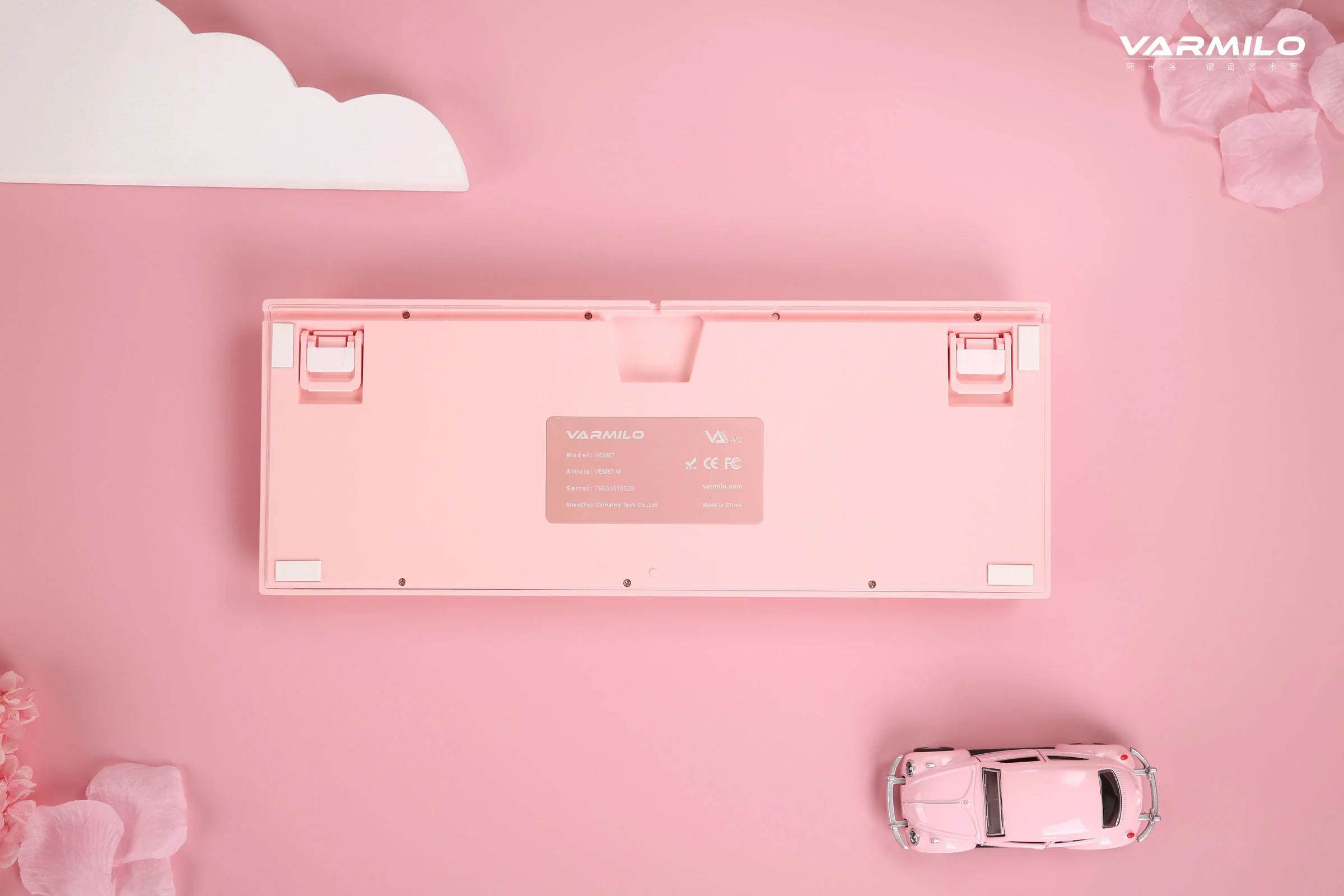 Varmilo VA Series V2 Sakura Round 2 TKL Mechanical Keyboard - Image 4