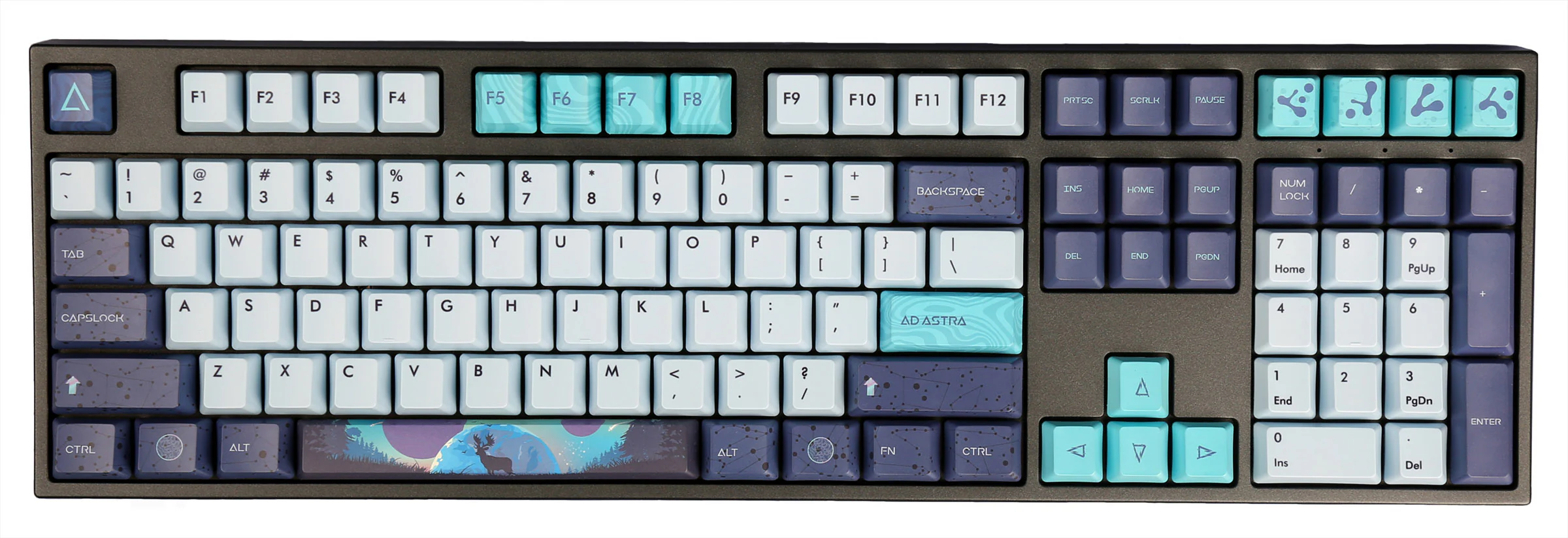 Varmilo VA Series V2 Aurora Bluetooth White LED Mechanical Keyboard
