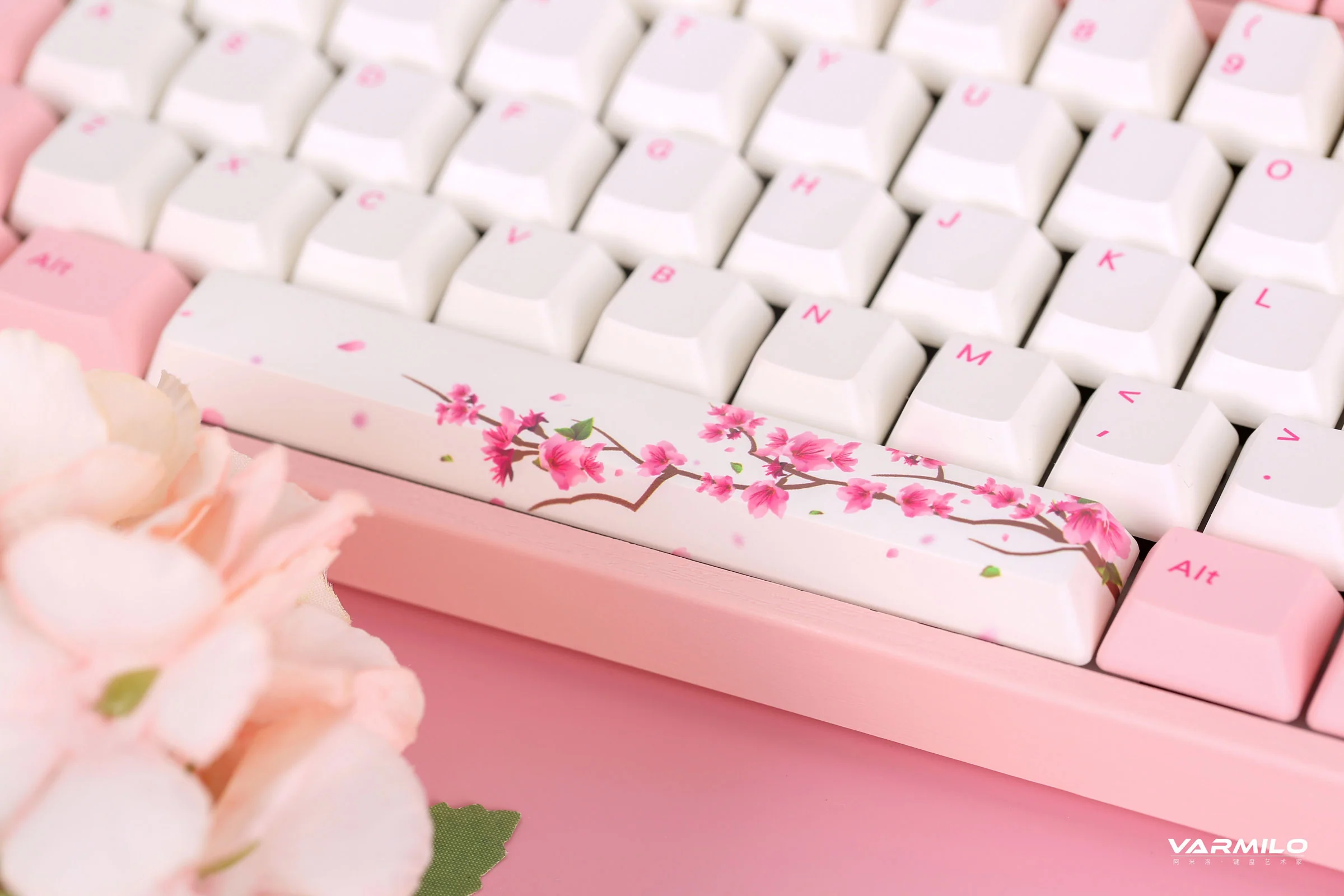 Varmilo VA Series V2 Sakura R1 Bluetooth Mechanical Keyboard - Image 7