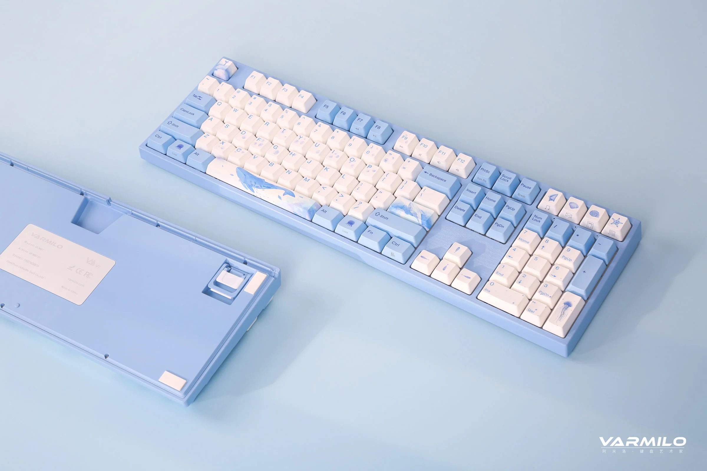 Varmilo VA Series V2 Sea Melody Bluetooth Mechanical Keyboard - Image 8
