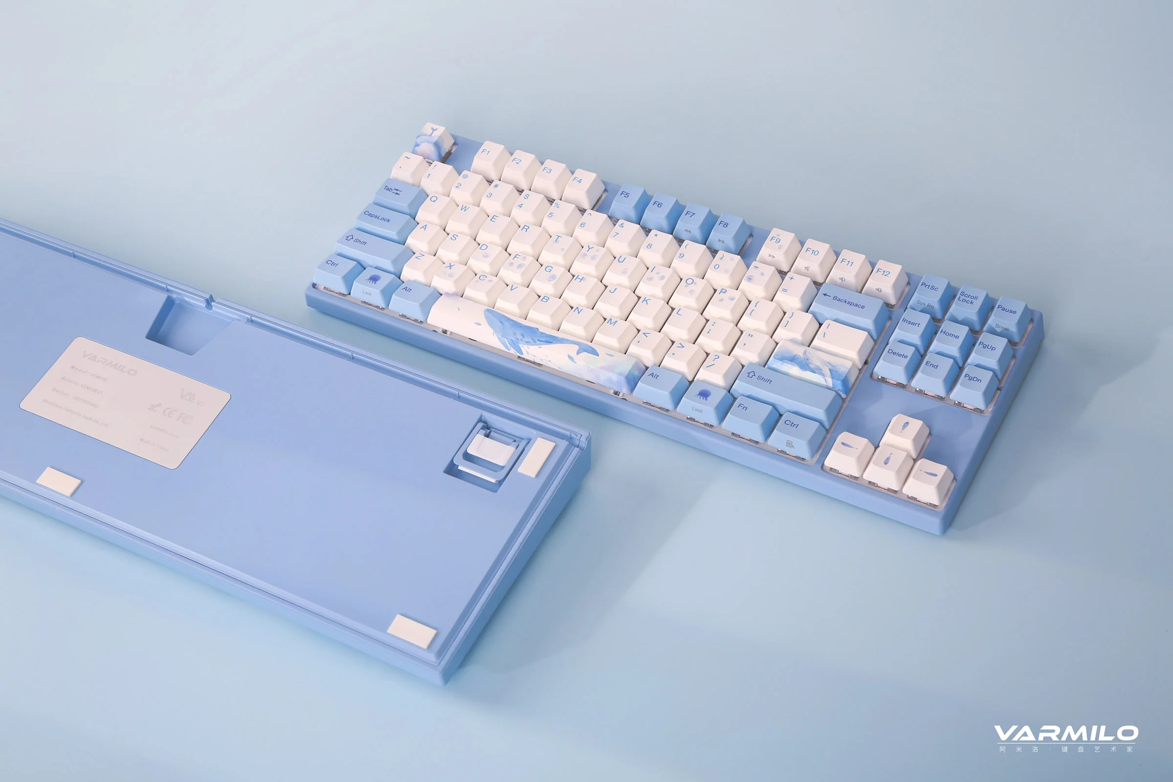 Varmilo VA Series V2 Sea Melody TKL Bluetooth Mechanical Keyboard - Image 3