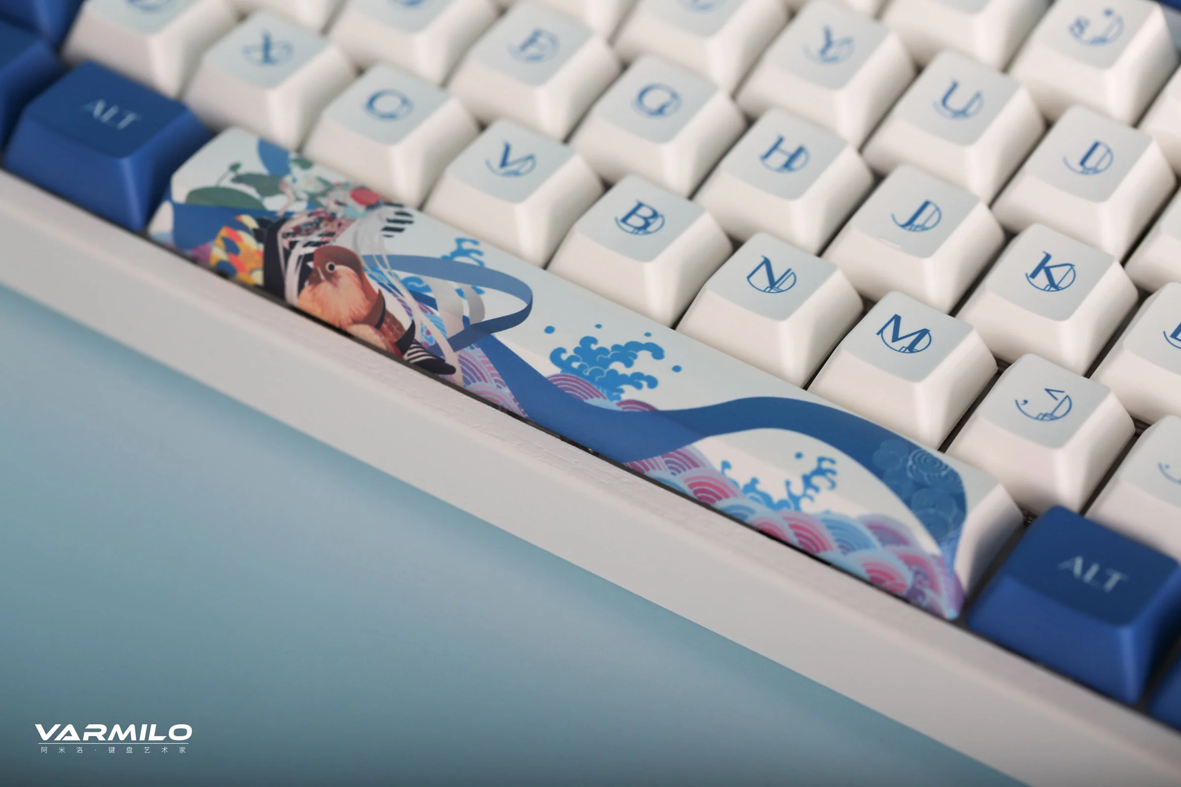 Varmilo MA Series V2 Love Birds Yang (I) White LED EC Mechanical Keyboard - Image 3