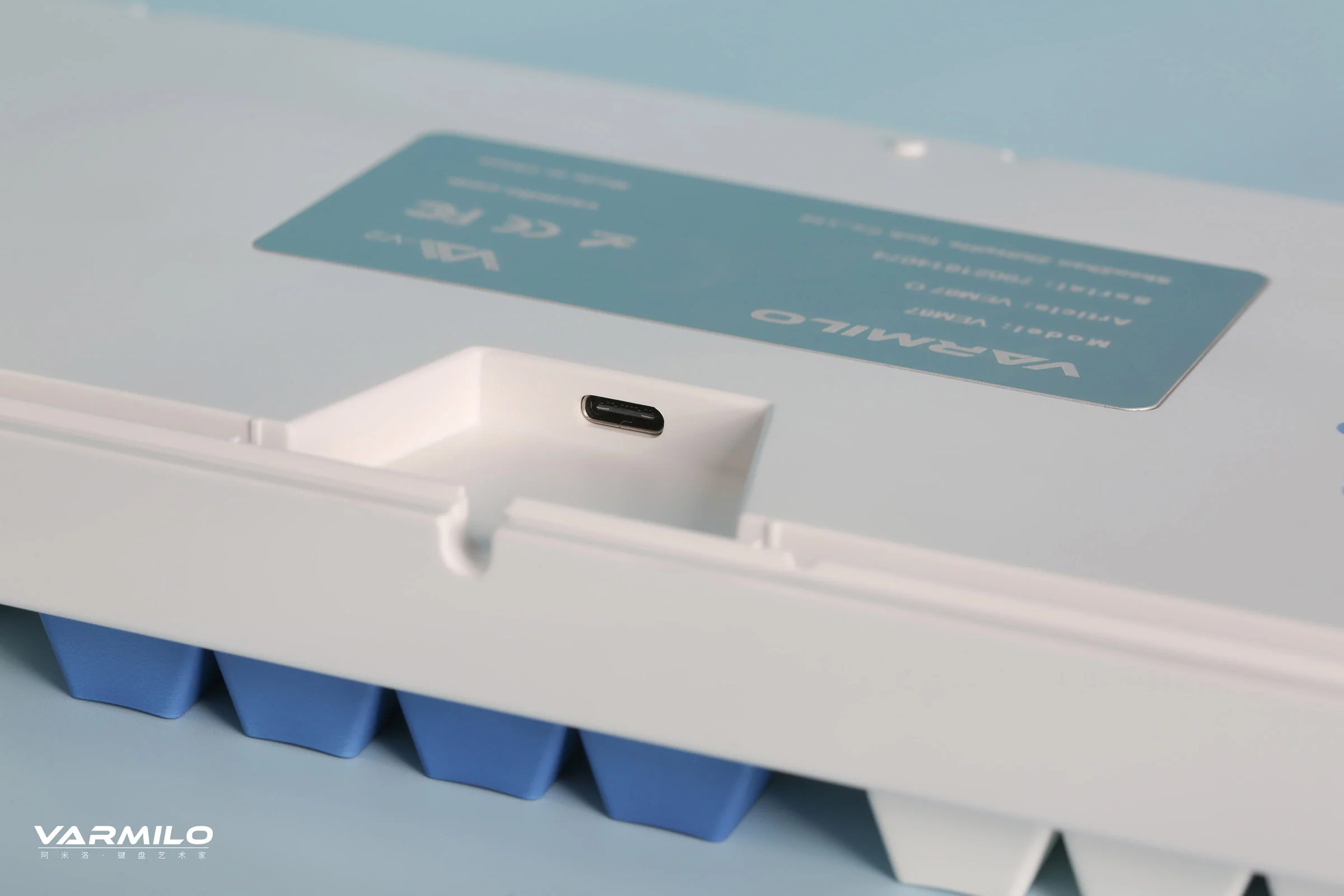 Varmilo MA Series V2 Love Birds Yang (I) White LED EC Mechanical Keyboard - Image 6