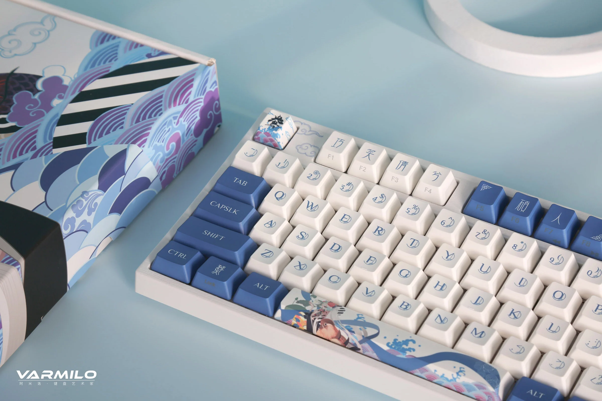 Varmilo MA Series V2 Love Birds Yang (I) White LED EC Mechanical Keyboard - Image 8