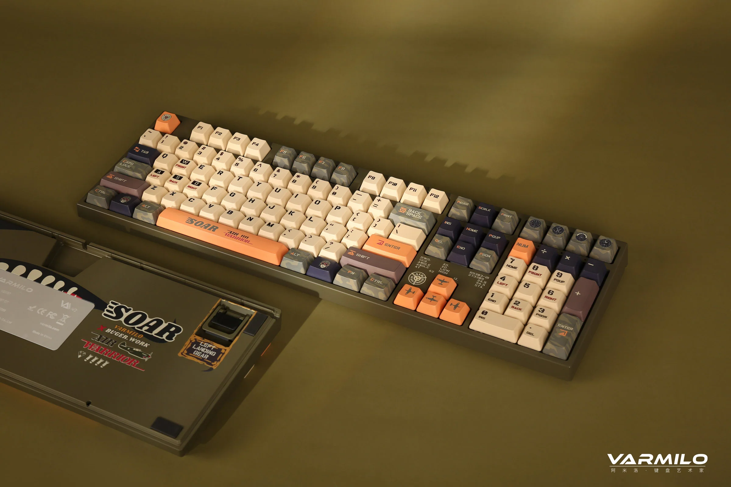 Varmilo MA Series V2 Warrior Soar White LED Dye Sub PBT EC Mechanical Keyboard - Image 2