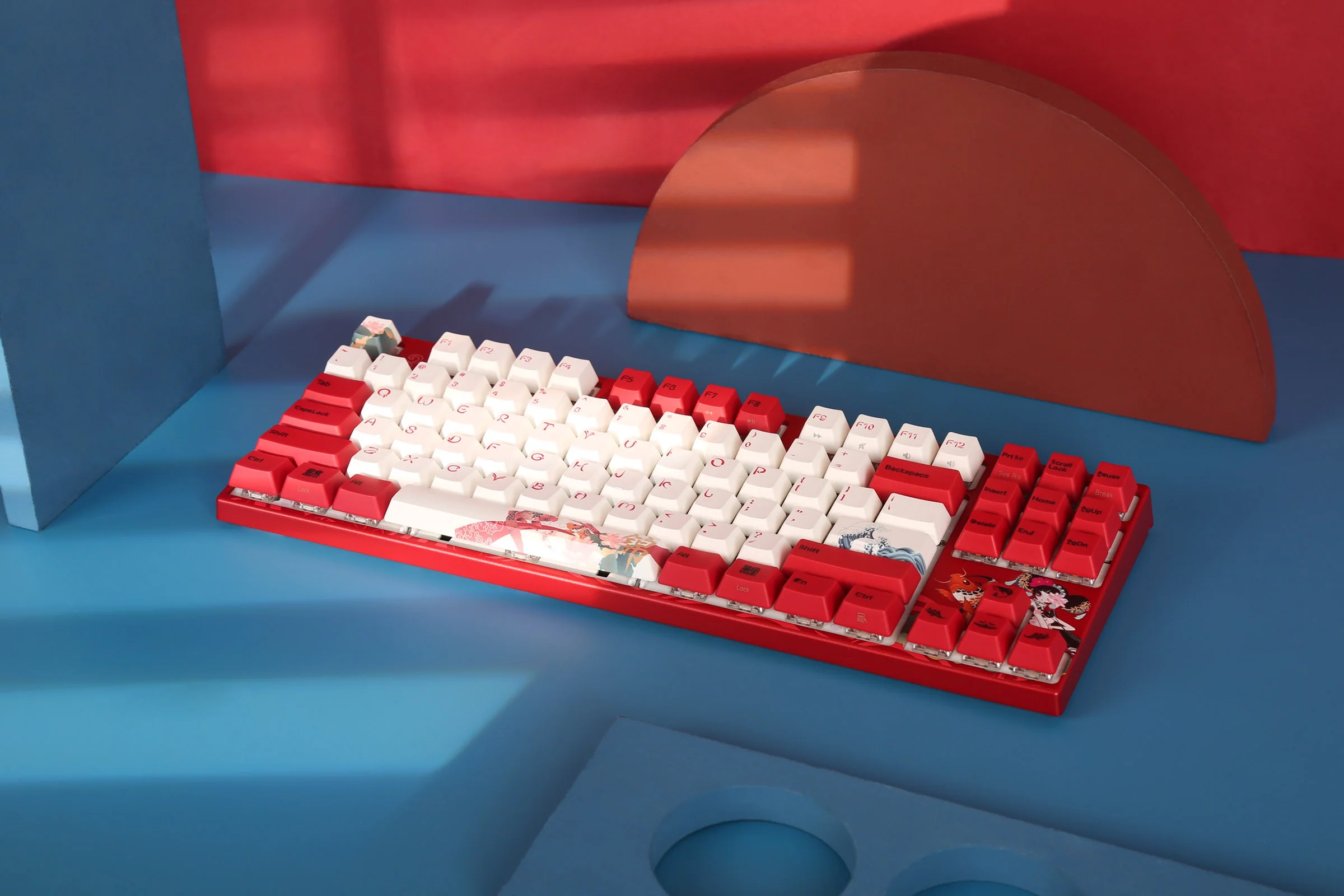 Varmilo MA Series V2 Koi White LED TKL EC Mechanical Keyboard - Image 8