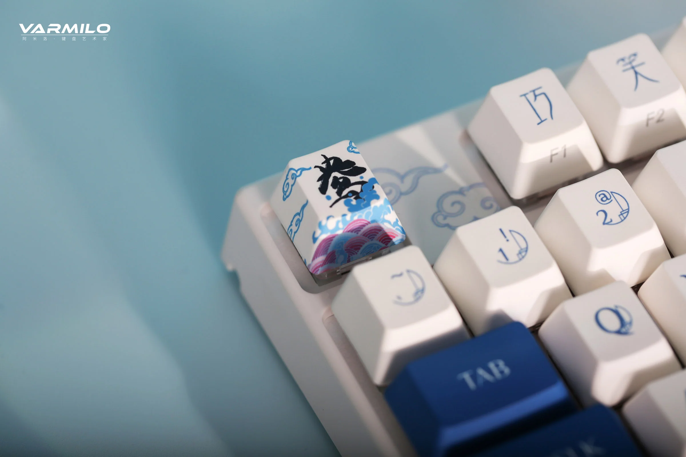 Varmilo MA Series V2 Love Birds Yang (I) White LED TKL EC Mechanical Keyboard - Image 6
